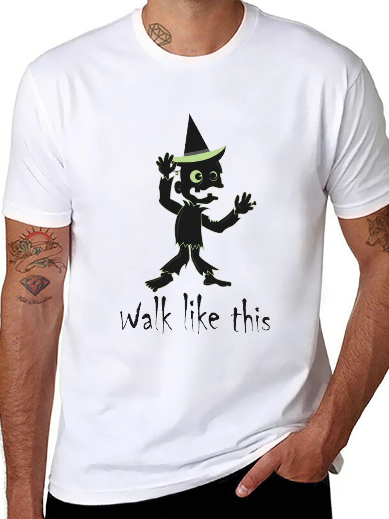 Zombie Walk T-Shirt - Black Cotton Tee