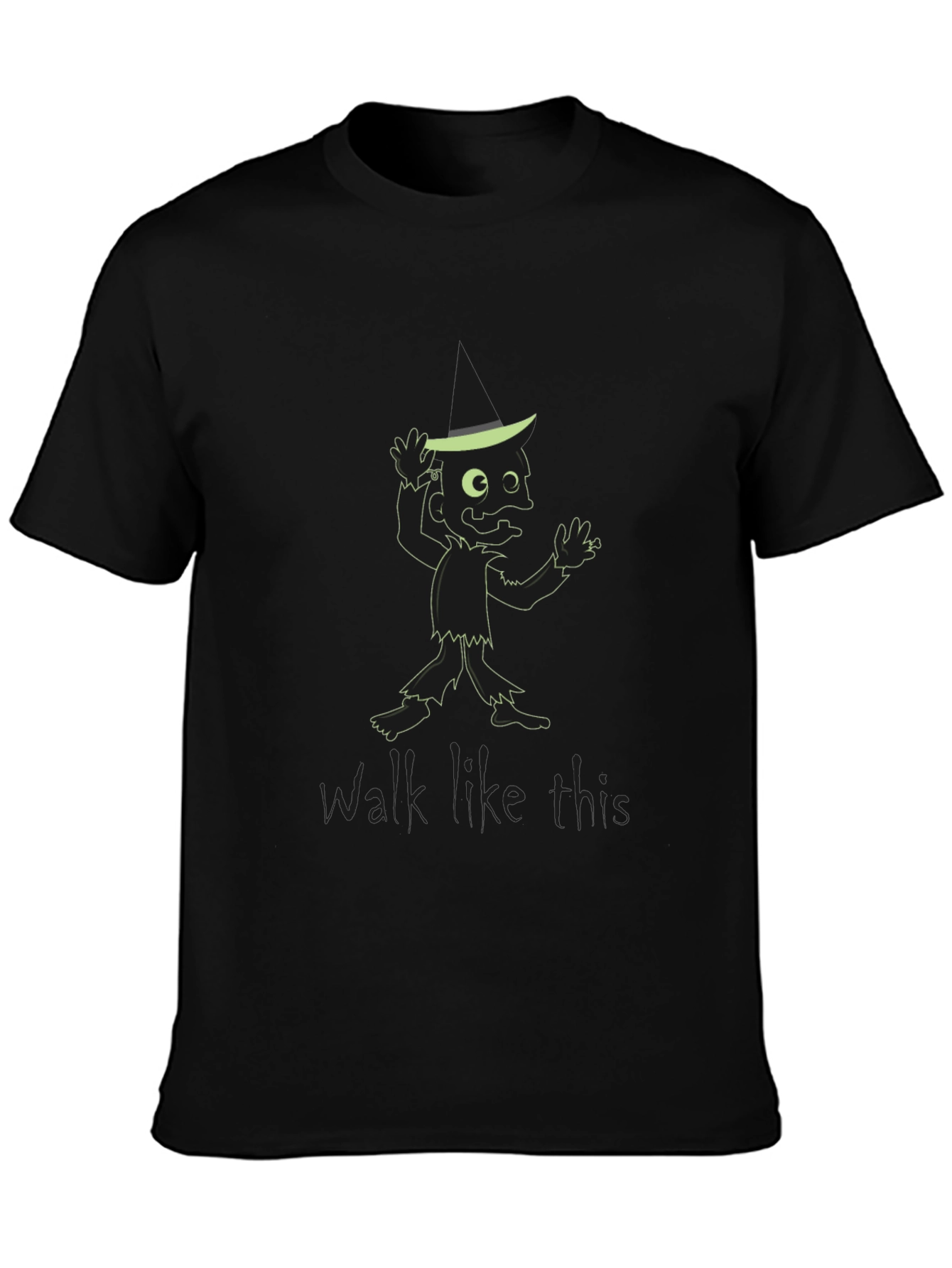 Zombie Walk T-Shirt - Black Cotton Tee