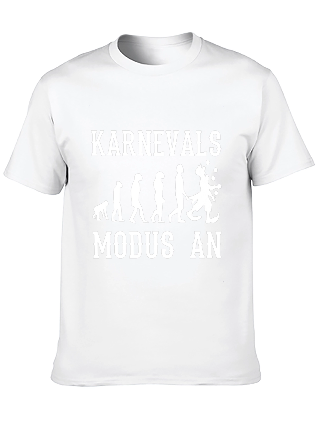 Karnevals Evolution Black T-Shirt