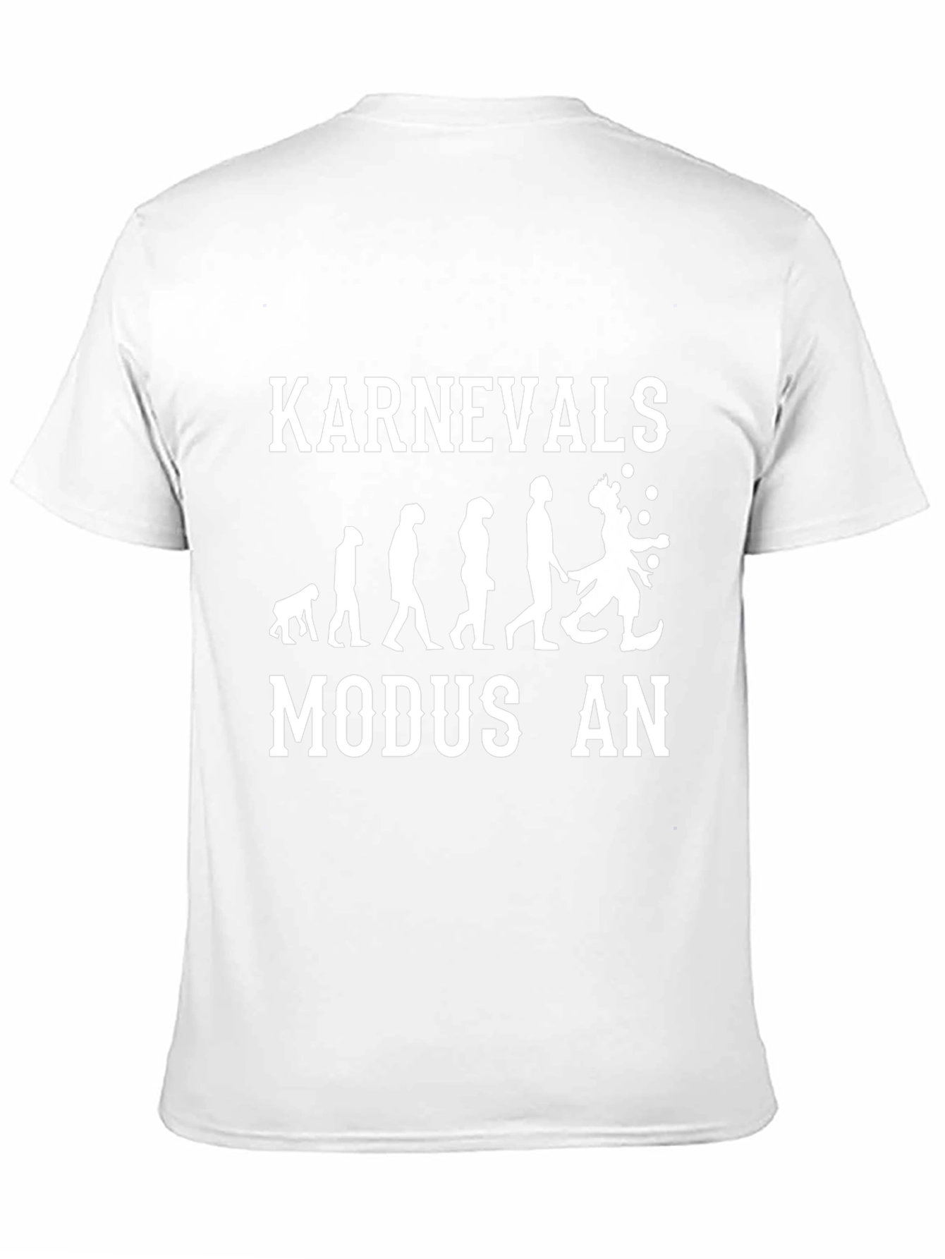 Karnevals Evolution Black T-Shirt