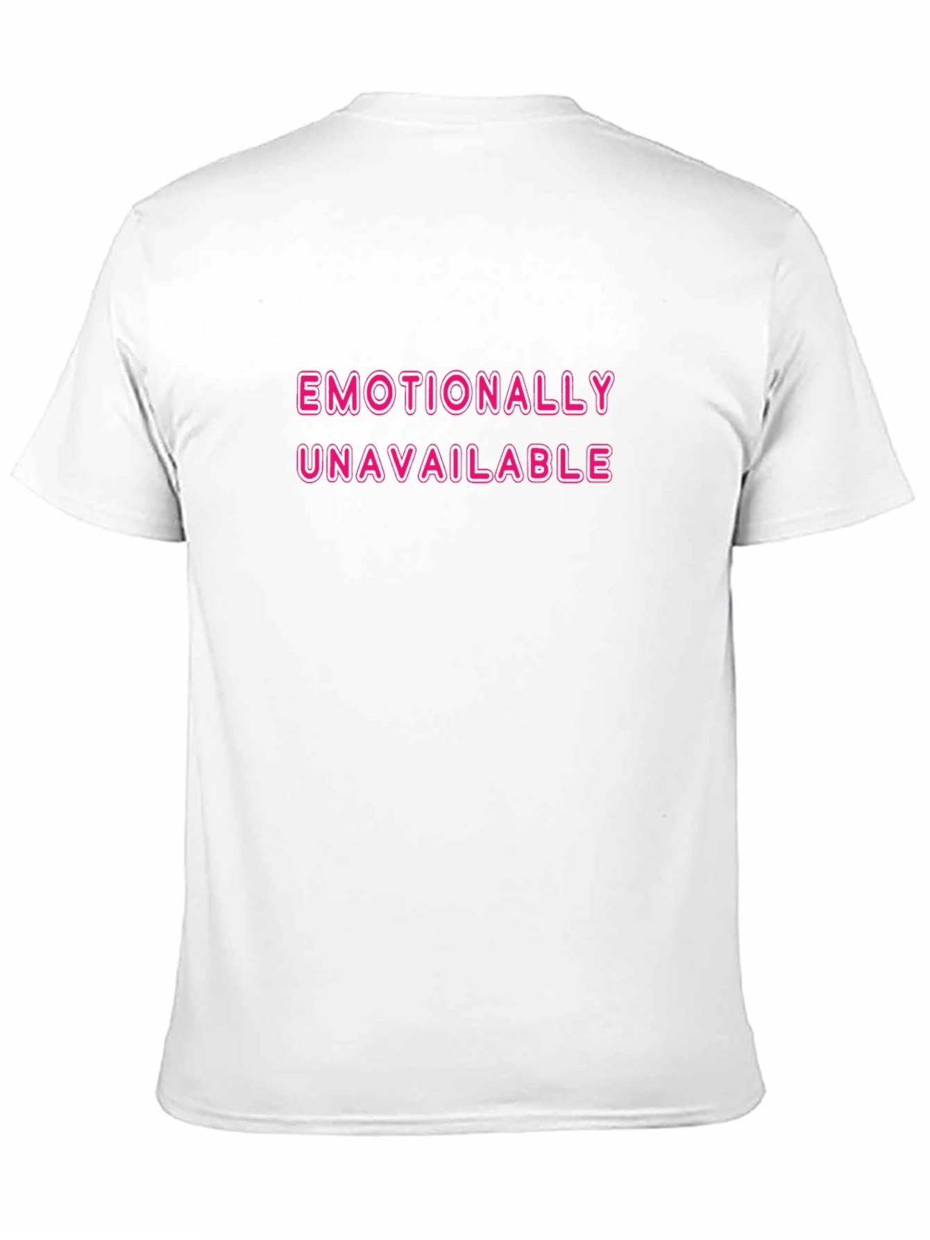 Emotionally Unavailable Black T-Shirt