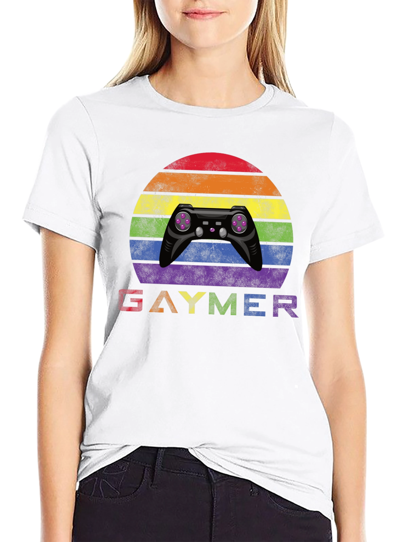 Gaymer Rainbow T-Shirt - Pride Gaming Apparel