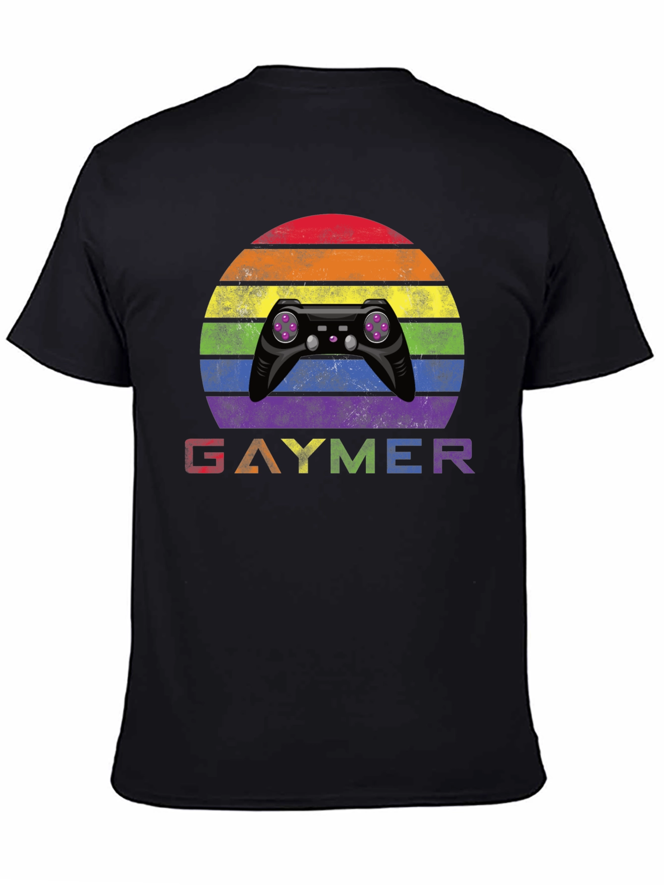 Gaymer Rainbow T-Shirt - Pride Gaming Apparel