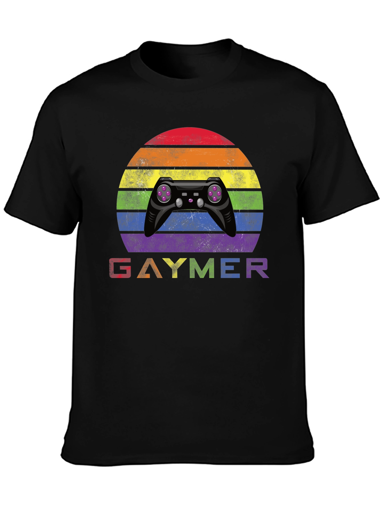 Gaymer Rainbow T-Shirt - Pride Gaming Apparel
