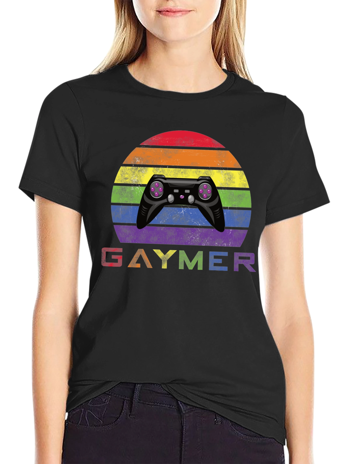 Gaymer Rainbow T-Shirt - Pride Gaming Apparel