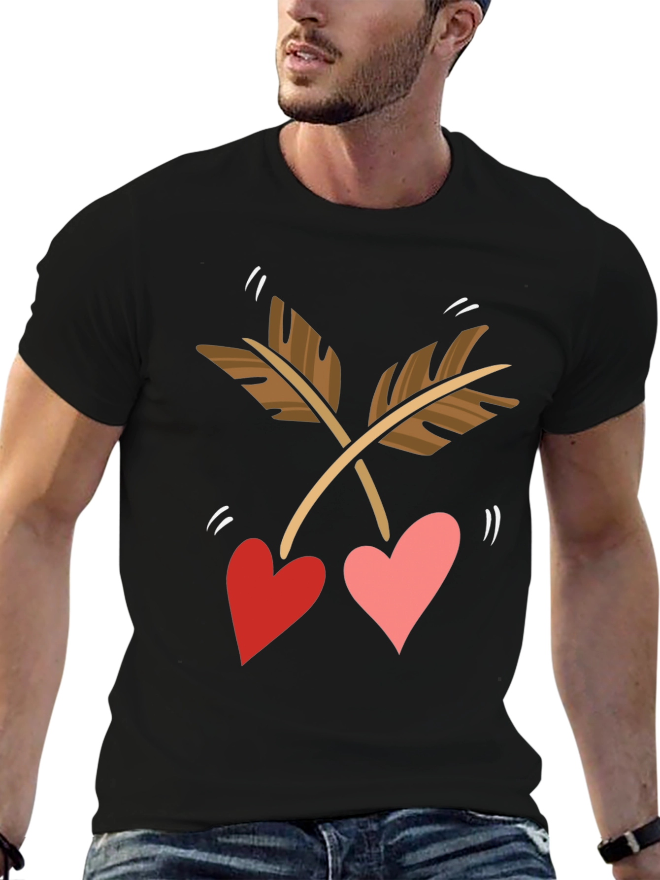 Heart Arrow T-Shirt - Valentines Day Tee