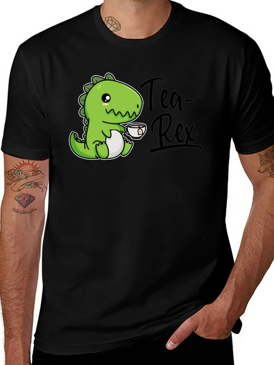 Tea Rex T-Shirt - Cute Dinosaur Graphic Tee