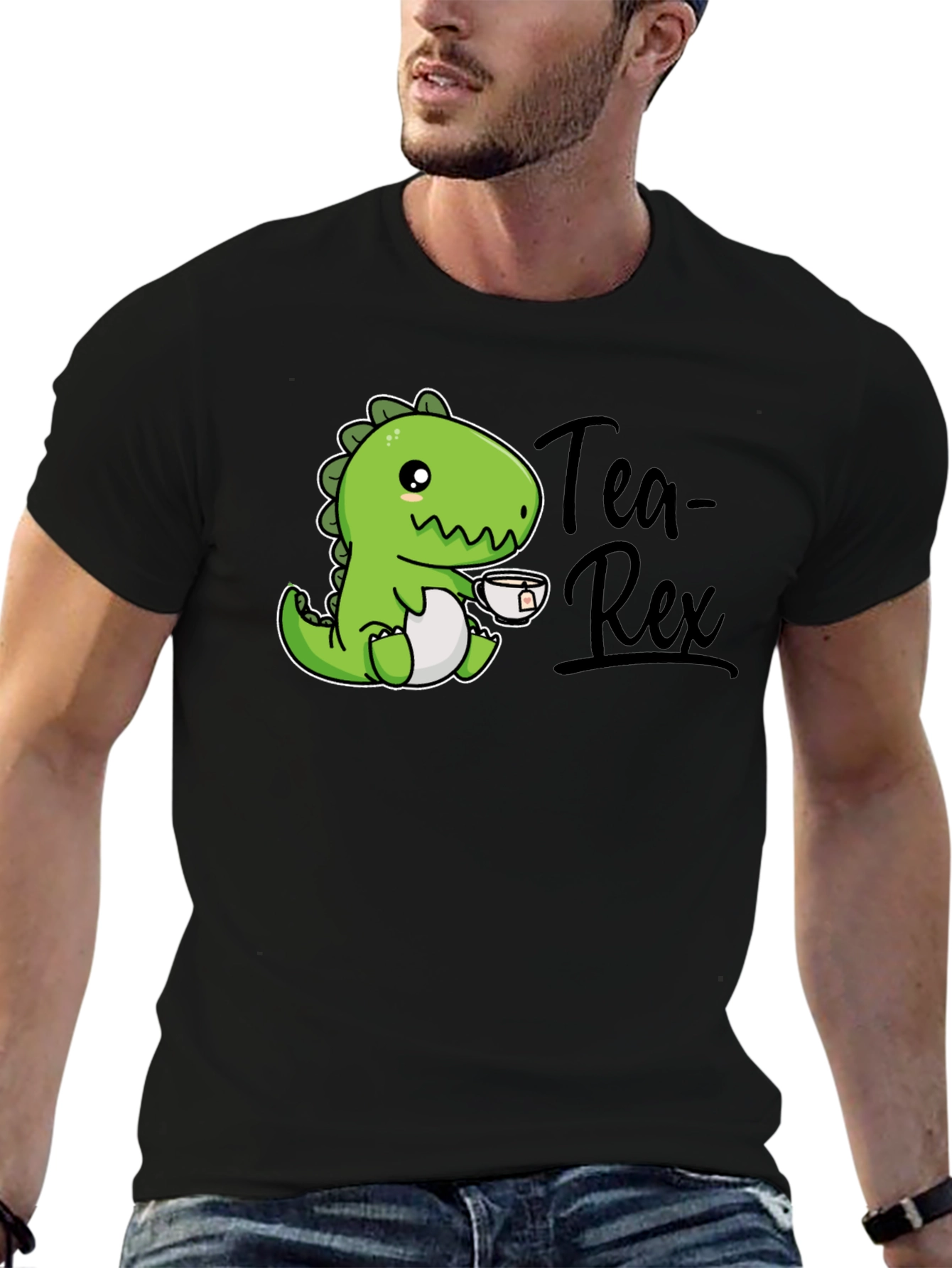 Tea Rex T-Shirt - Cute Dinosaur Graphic Tee