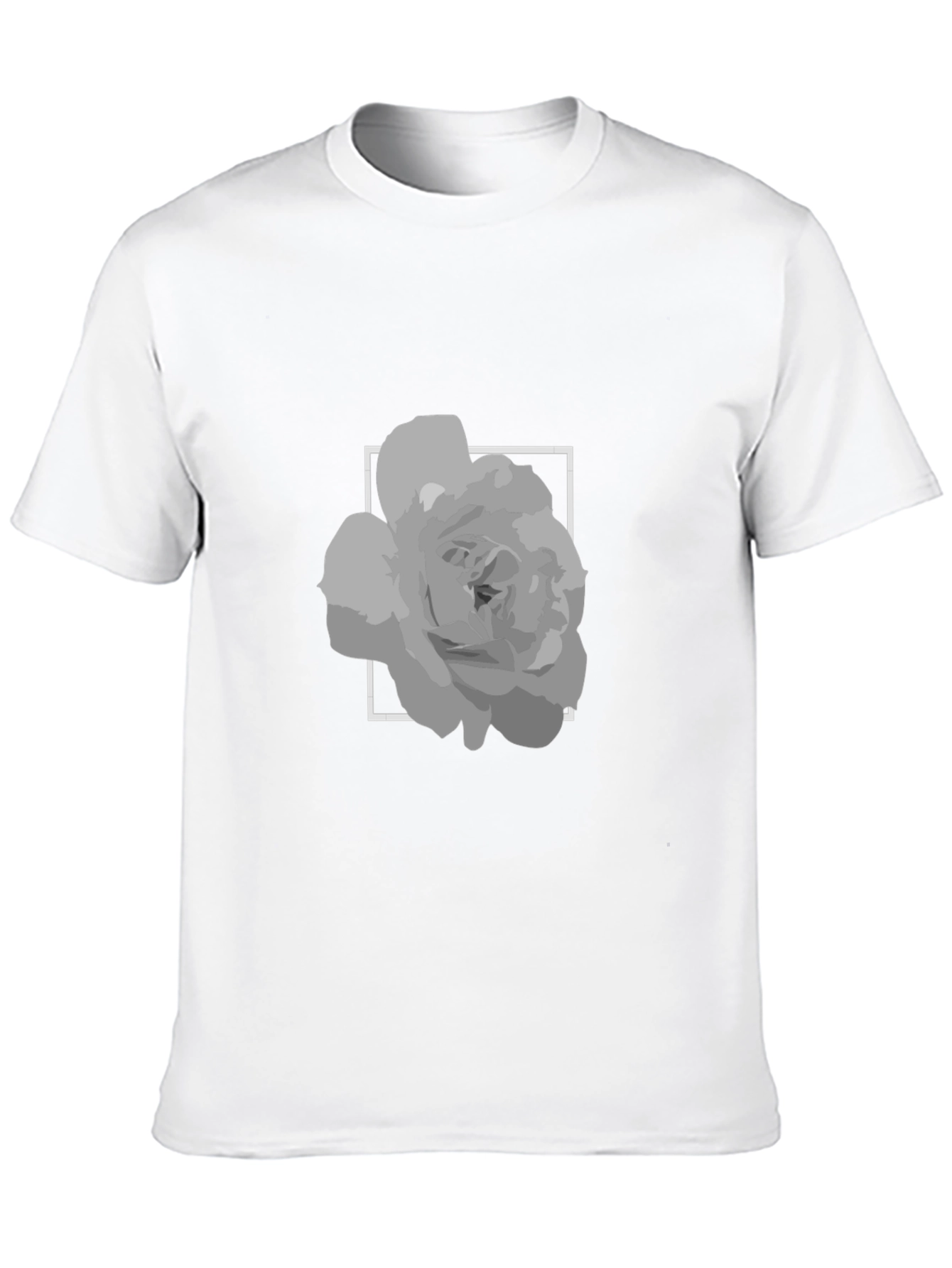 Rose in Square Graphic Tee