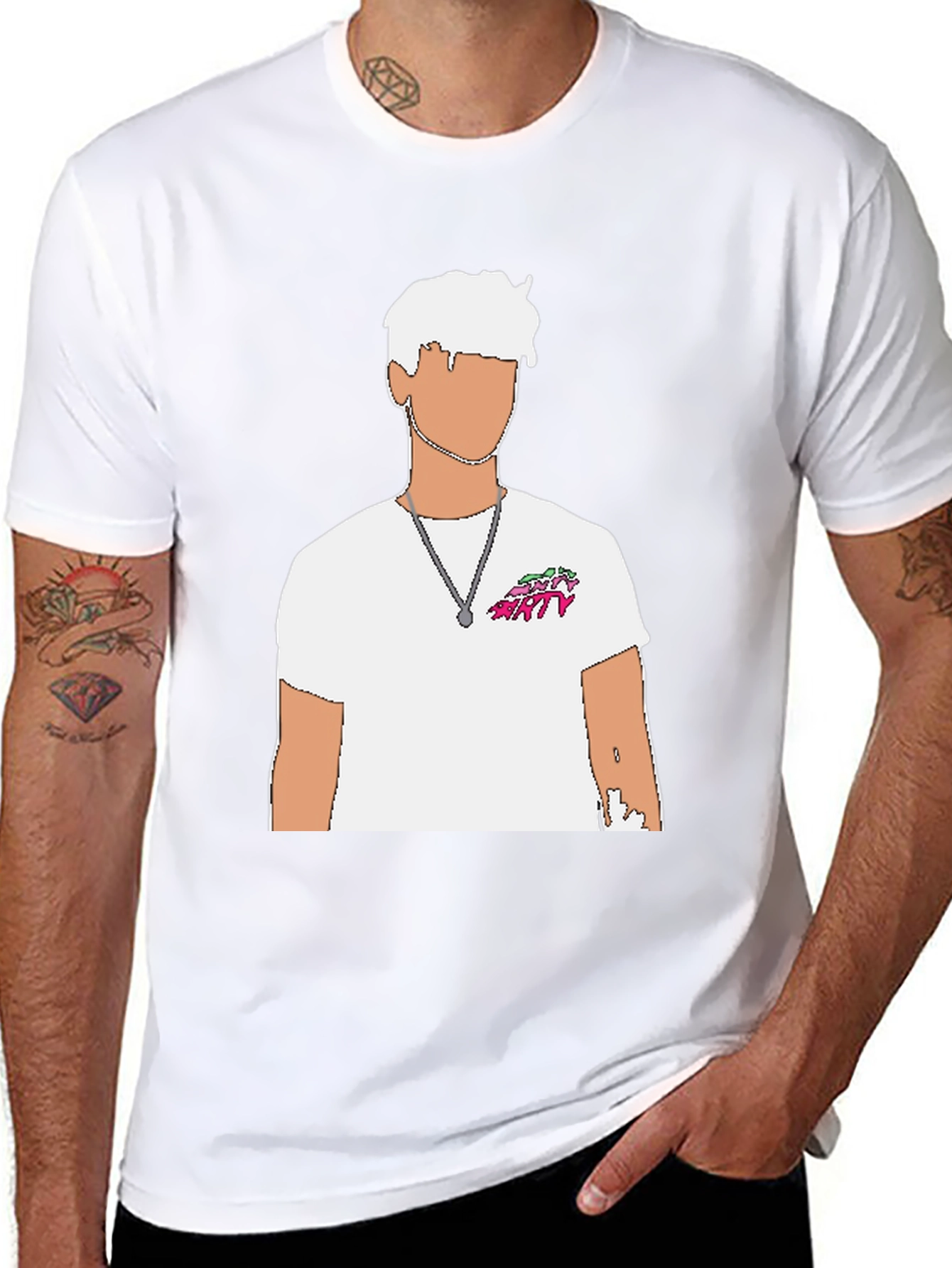 Cool Graphic T-Shirt - Modern Artistic Design