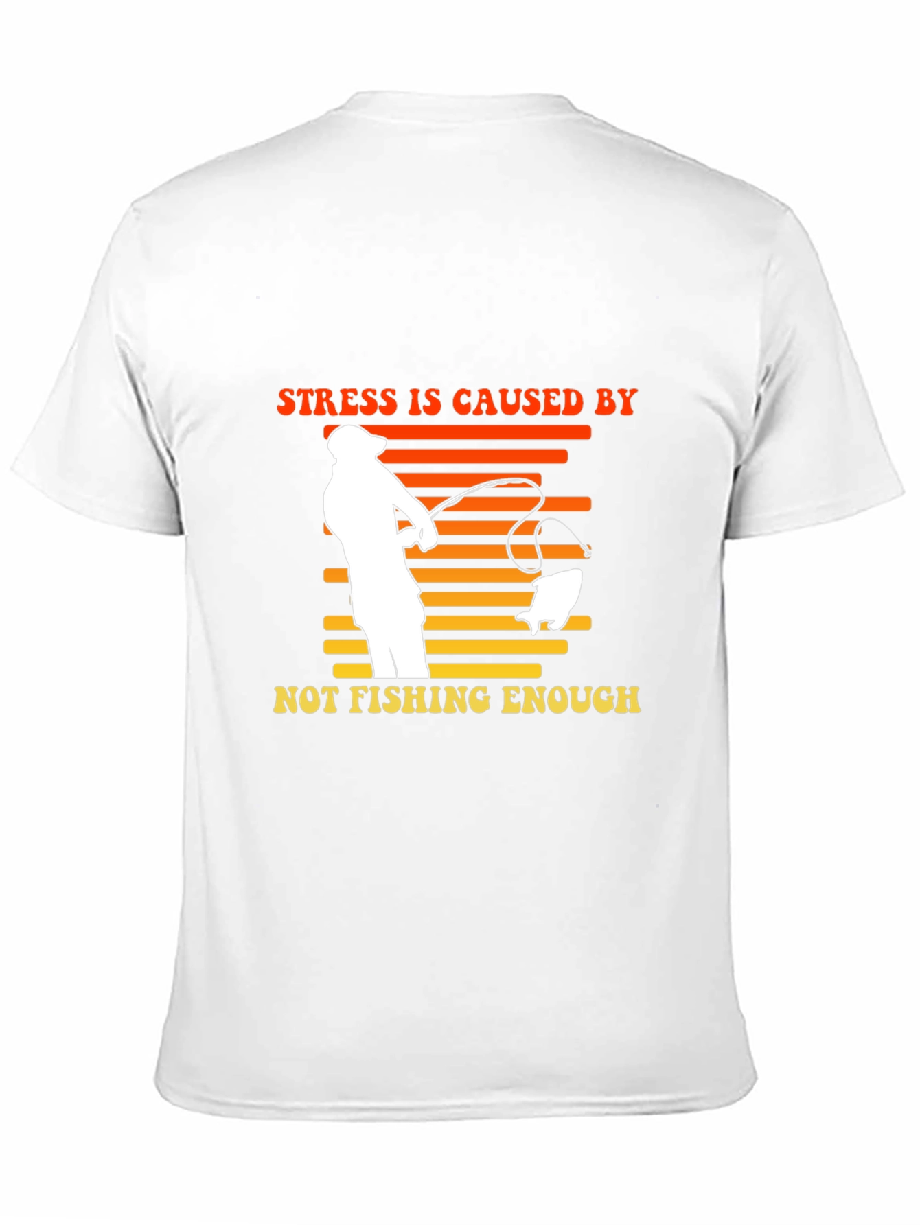 Stress Fishing T-Shirt | Fishermans Gift