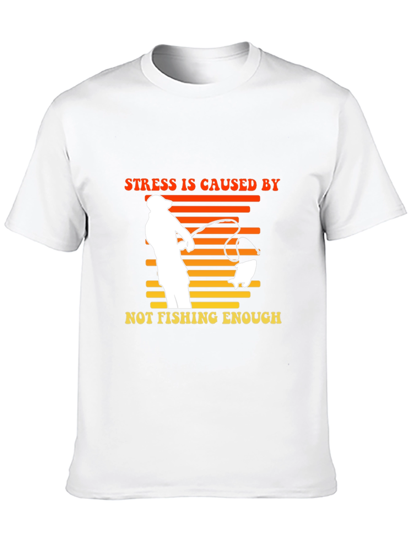 Stress Fishing T-Shirt | Fishermans Gift