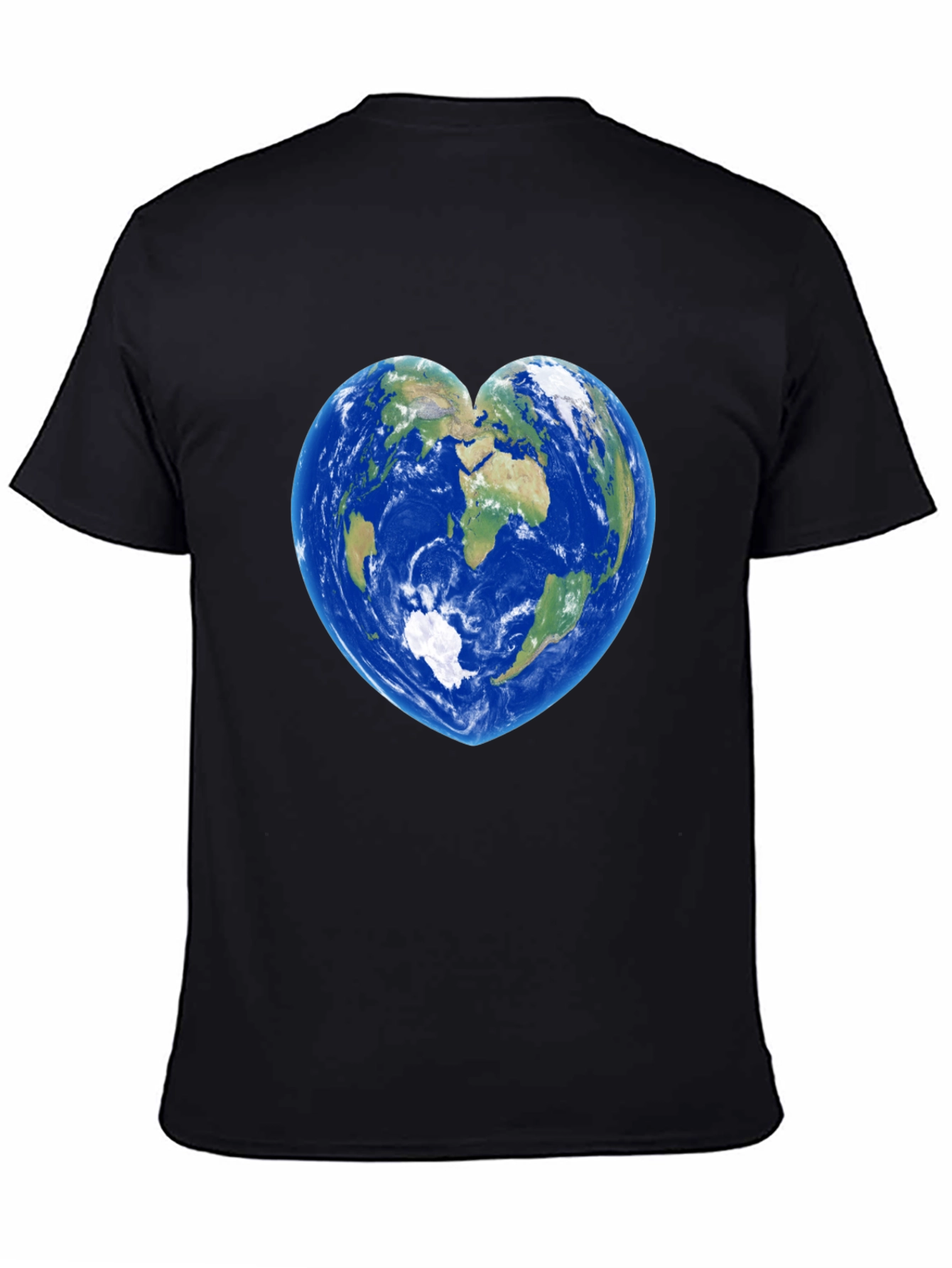 Earth Heart Graphic Tee - Black