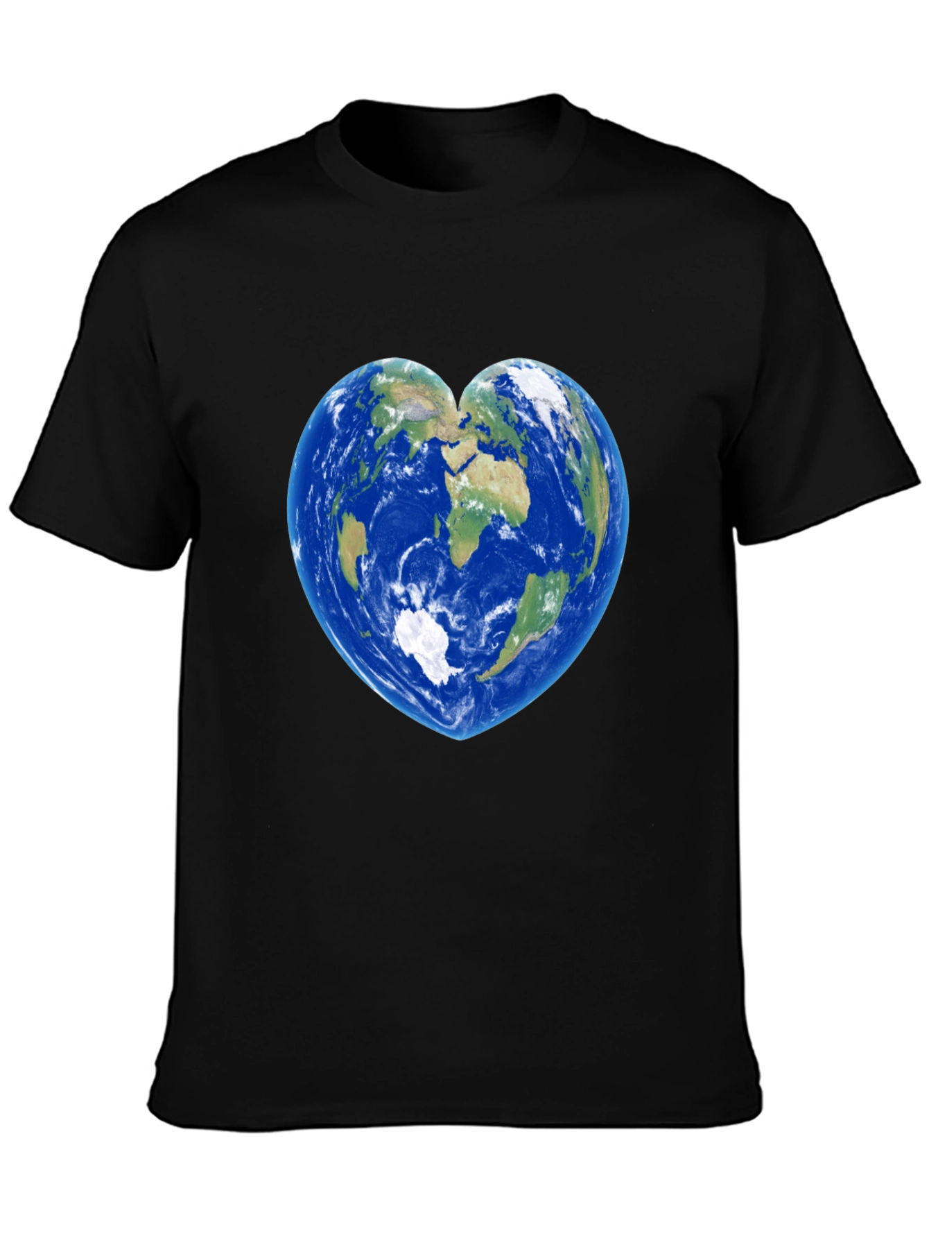Earth Heart Graphic Tee - Black