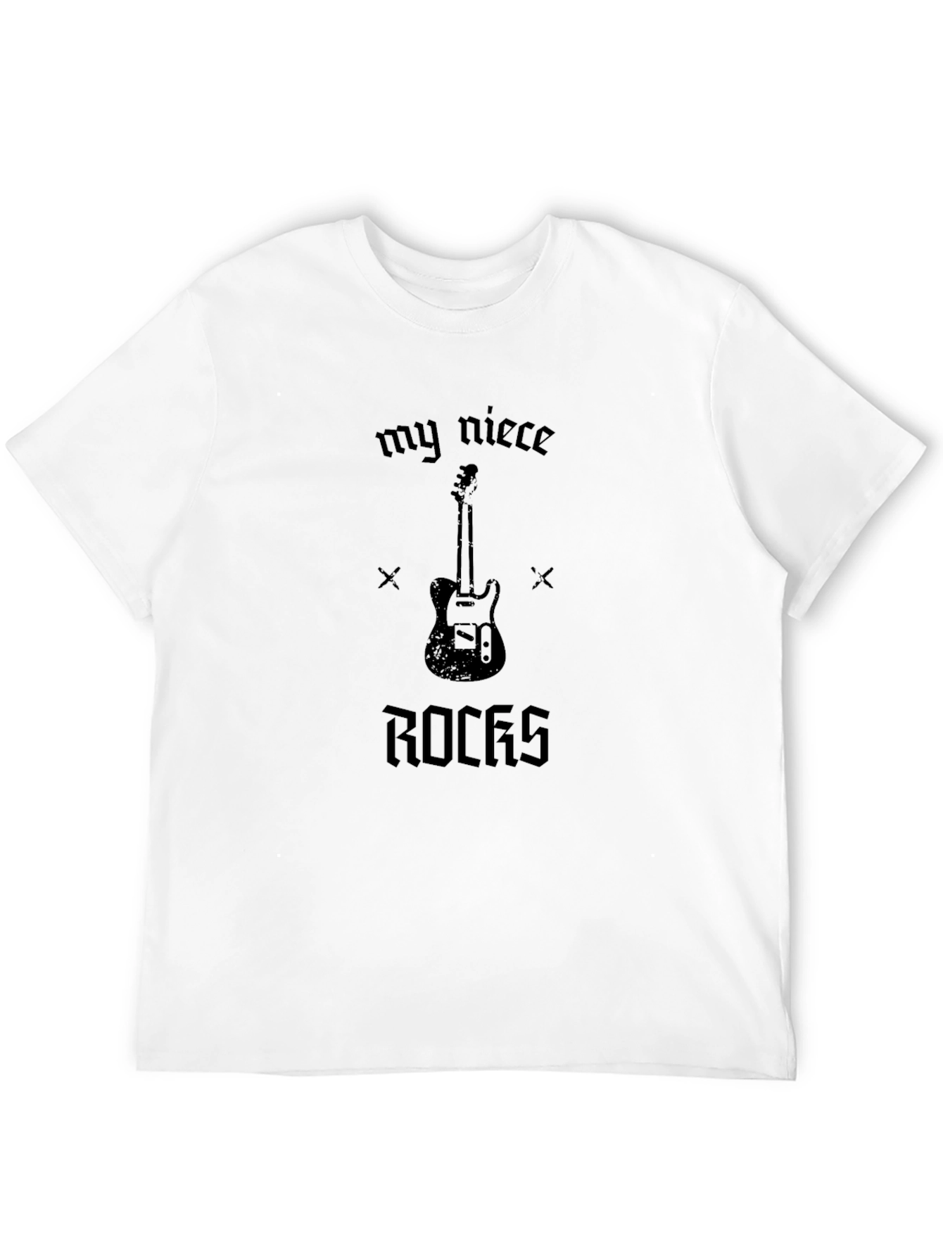 My Niece Rocks Guitar Graphic Tee