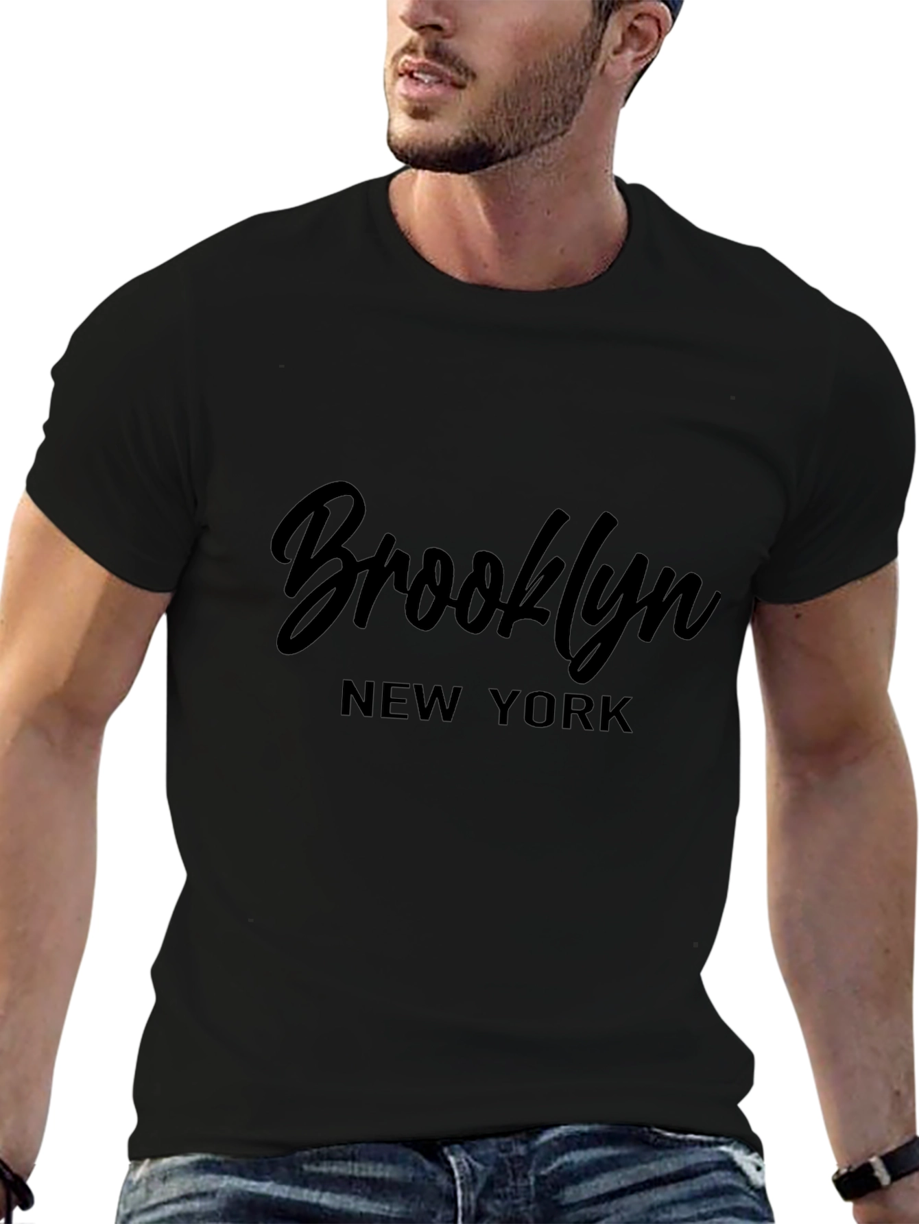 Brooklyn New York Black Graphic Tee