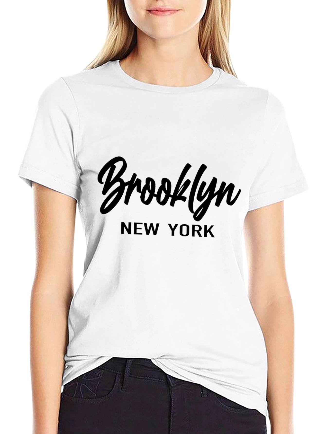 Brooklyn New York Black Graphic Tee
