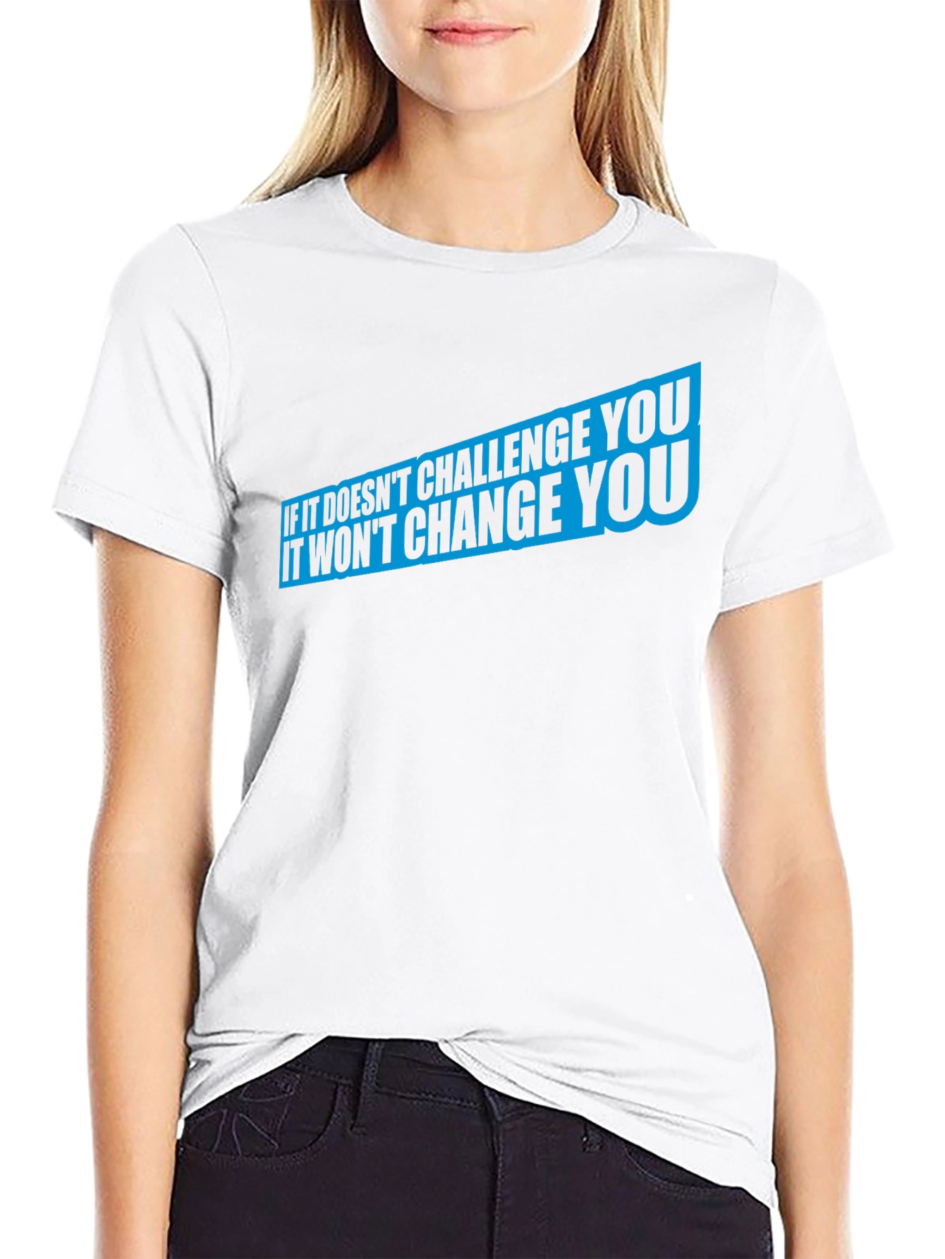 Motivational Graphic Tee - Challenge Changes You