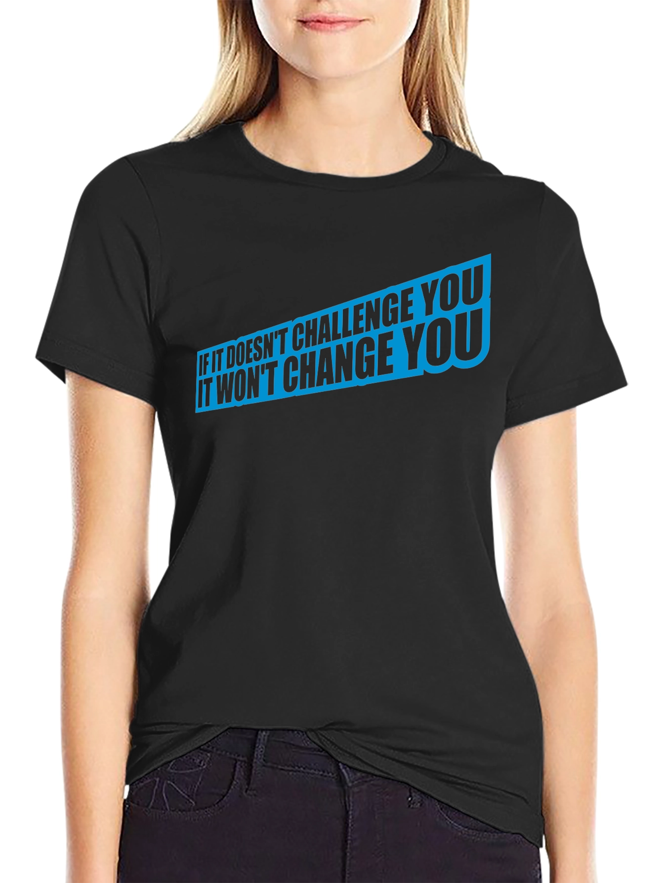 Motivational Graphic Tee - Challenge Changes You