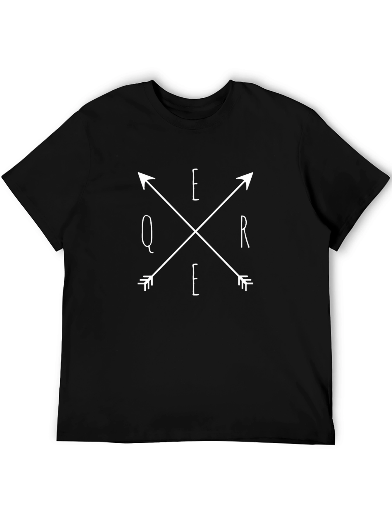 Mens Graphic Print T-Shirt - Black