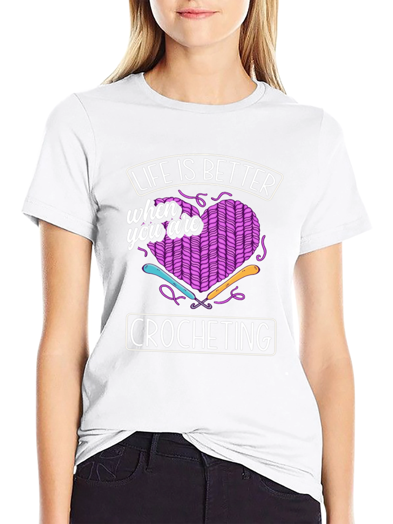 Crocheting Lover T-Shirt: Life Is Better When You Crochet