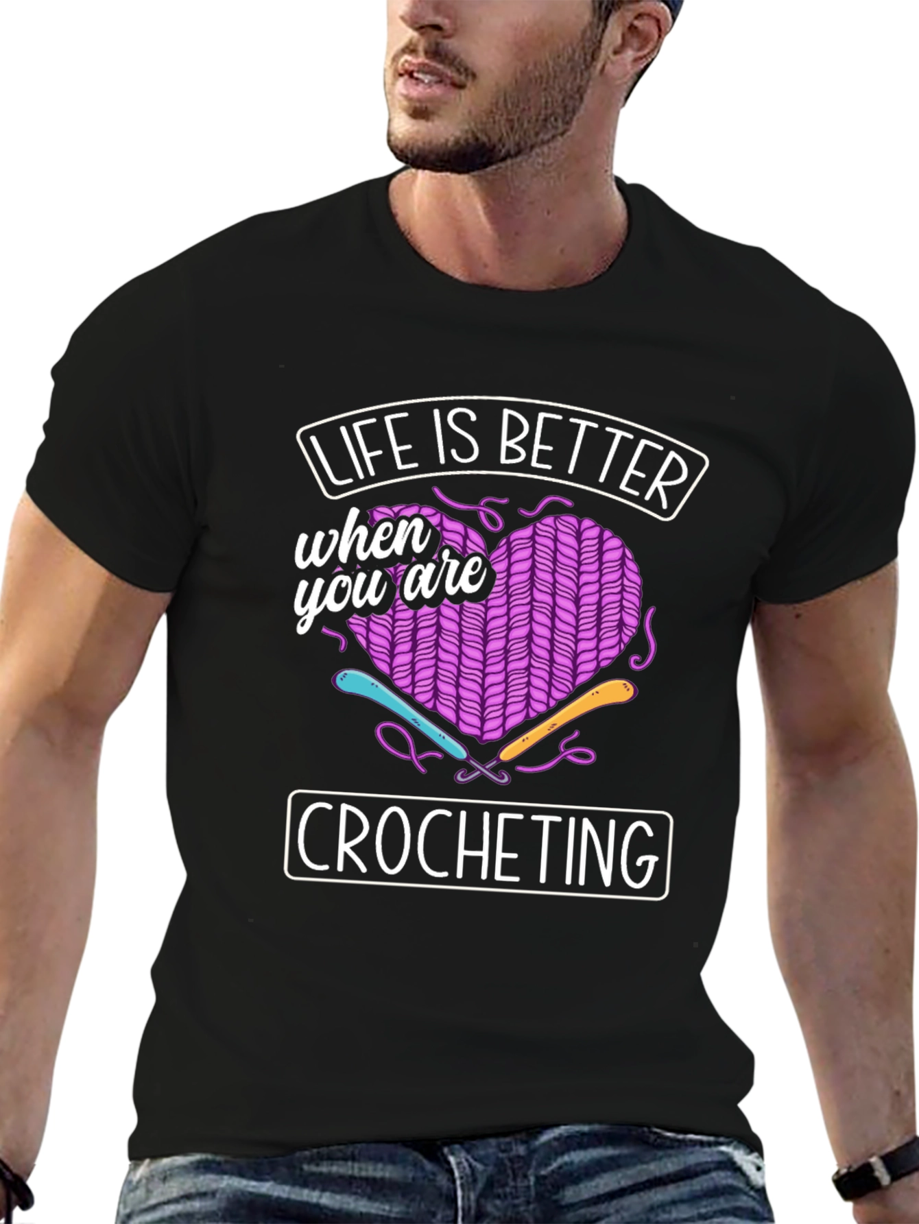 Crocheting Lover T-Shirt: Life Is Better When You Crochet