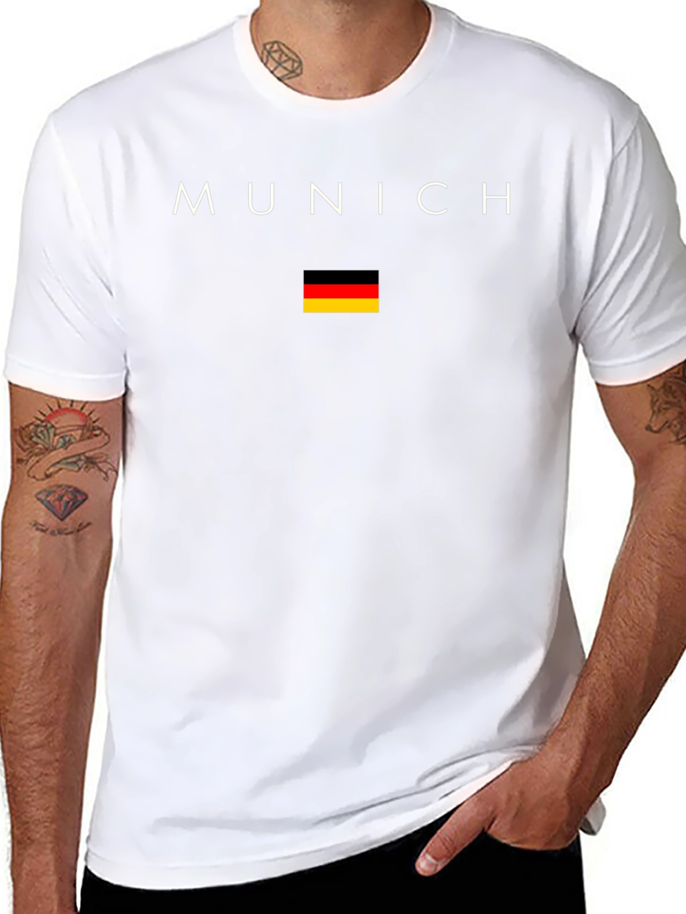 Munich Germany Flag T-Shirt - Stylish Travel Souvenir Tee