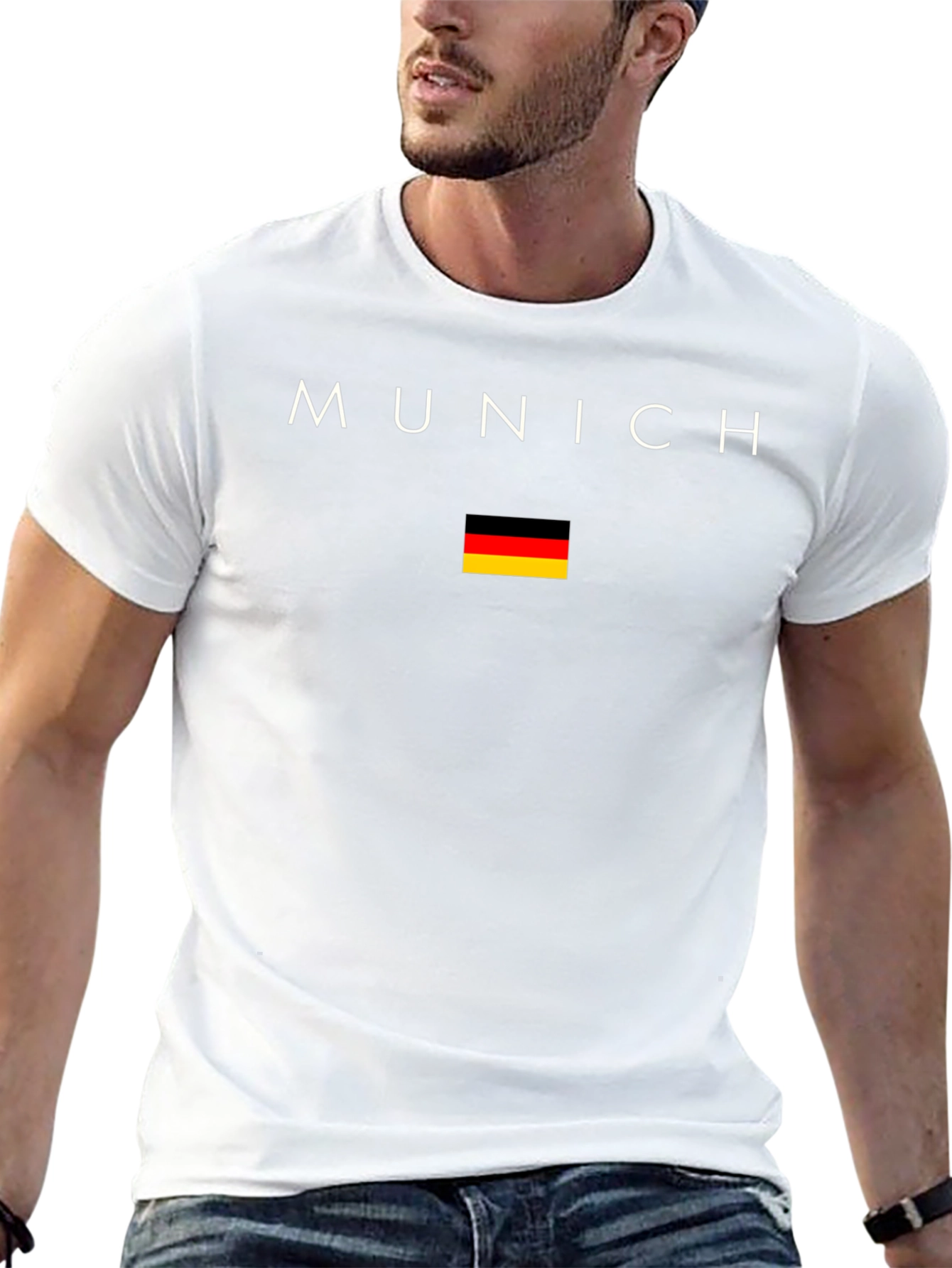 Munich Germany Flag T-Shirt - Stylish Travel Souvenir Tee