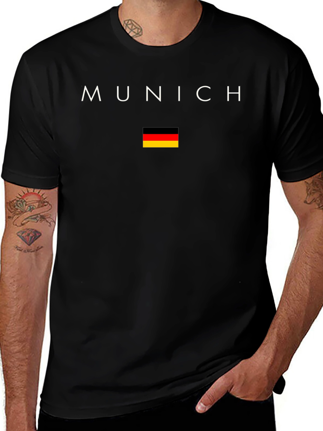 Munich Germany Flag T-Shirt - Stylish Travel Souvenir Tee