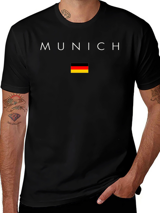 Munich Germany Flag T-Shirt - Stylish Travel Souvenir Tee
