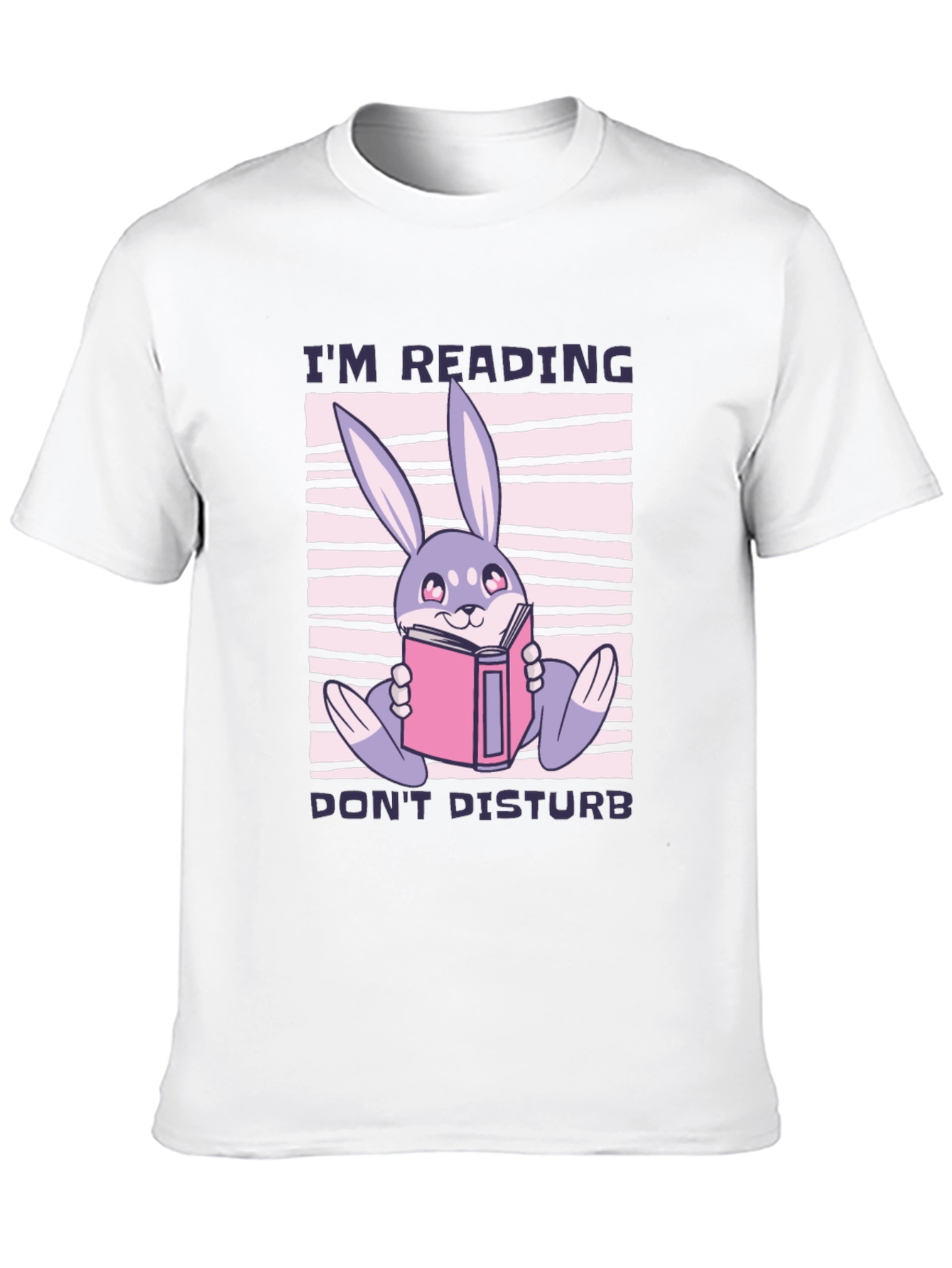 Reading Rabbit T-Shirt - Cute Book Lover Tee