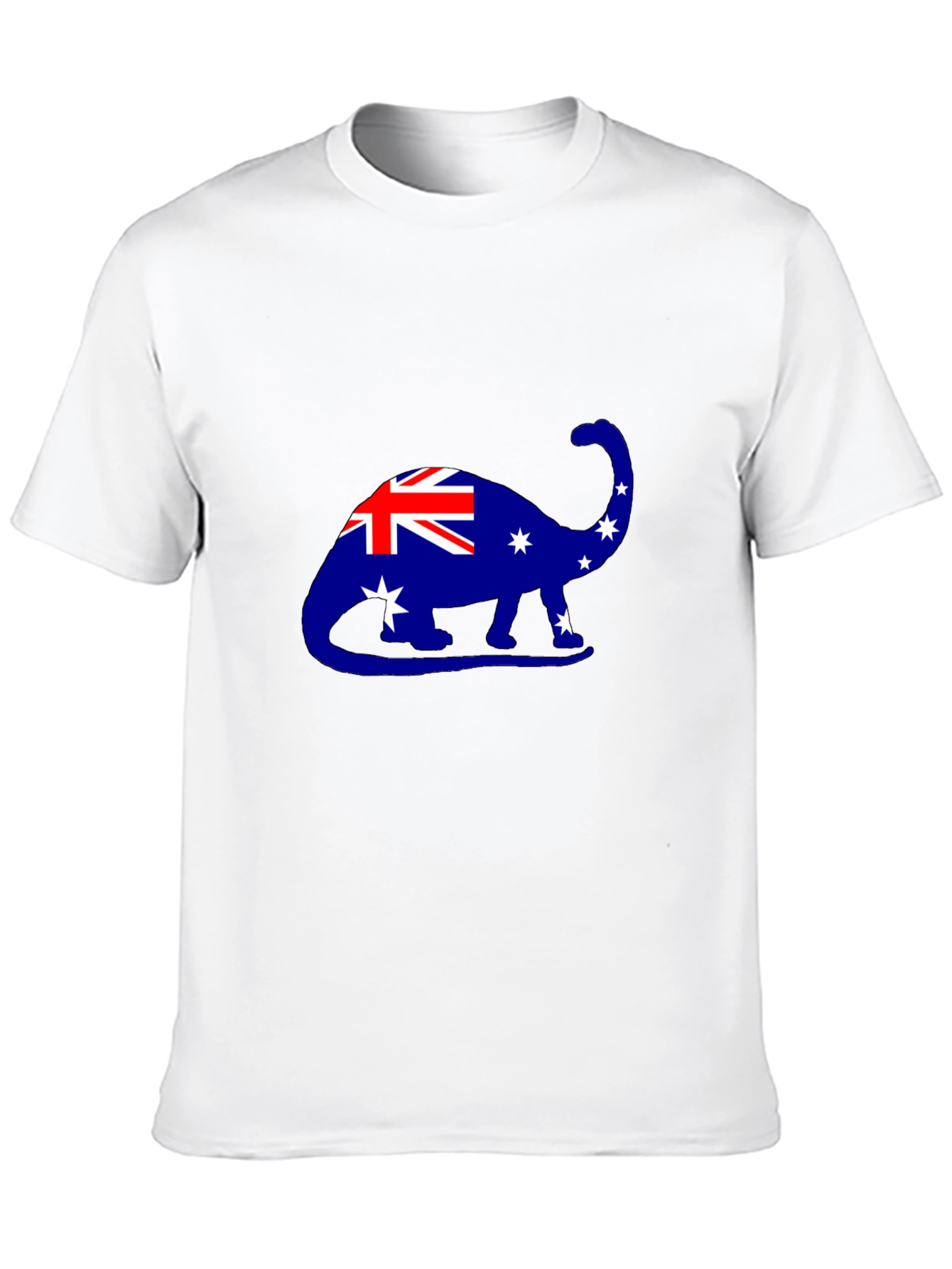 Aussie Dino T-Shirt - Australian Flag Dinosaur Tee