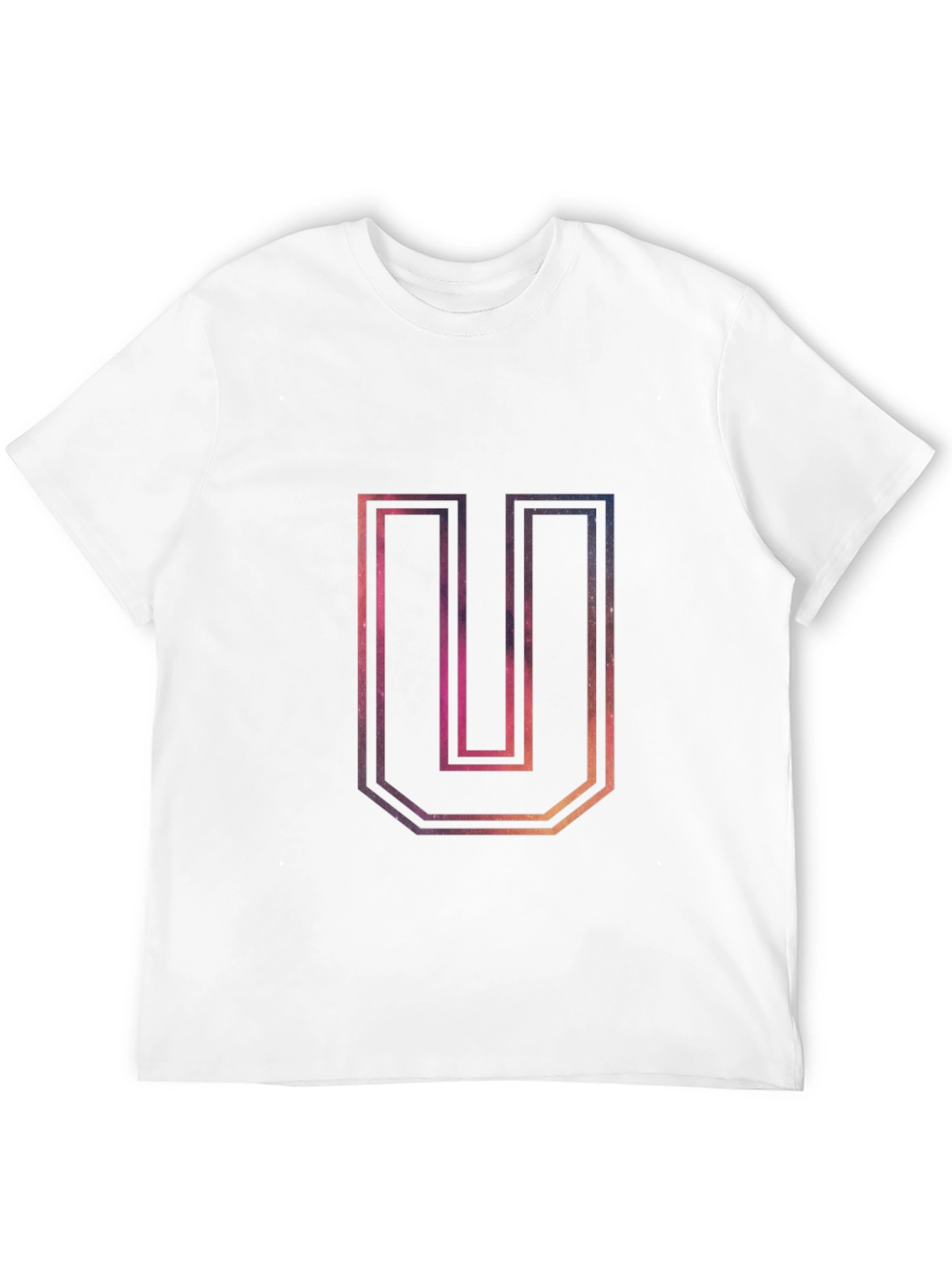 U Space Graphic Black T-Shirt
