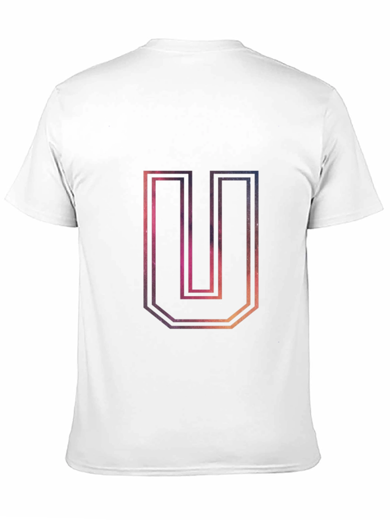 U Space Graphic Black T-Shirt