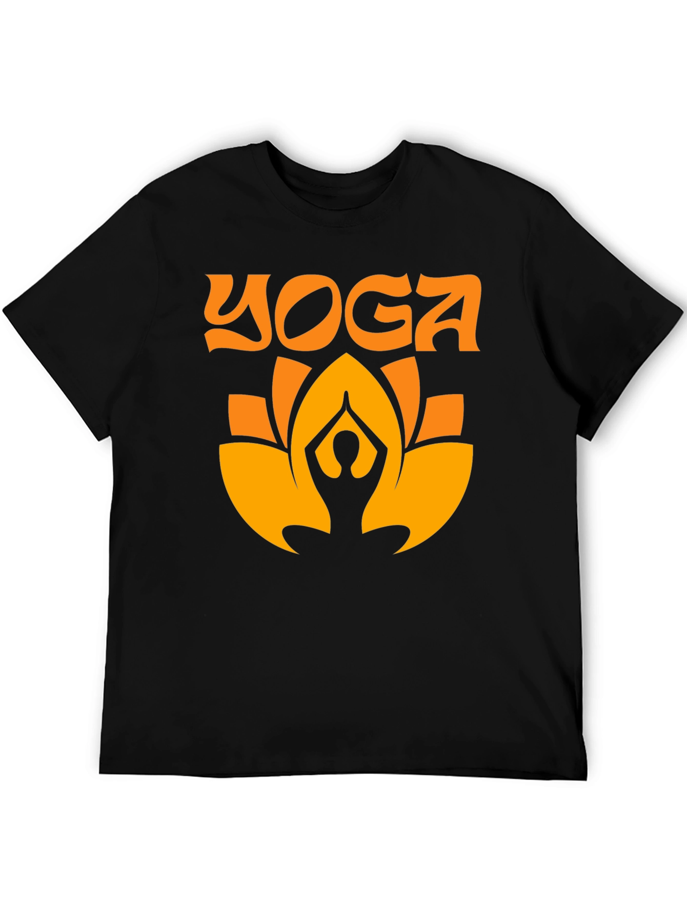 Yoga Lotus T-Shirt - Black