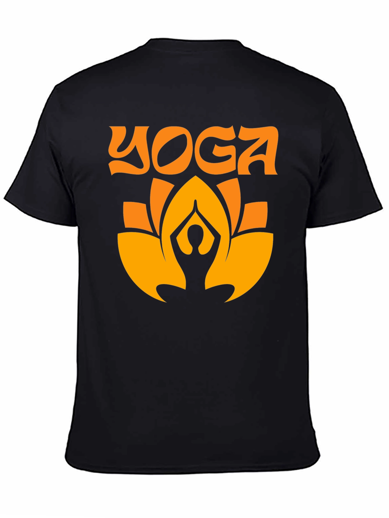 Yoga Lotus T-Shirt - Black