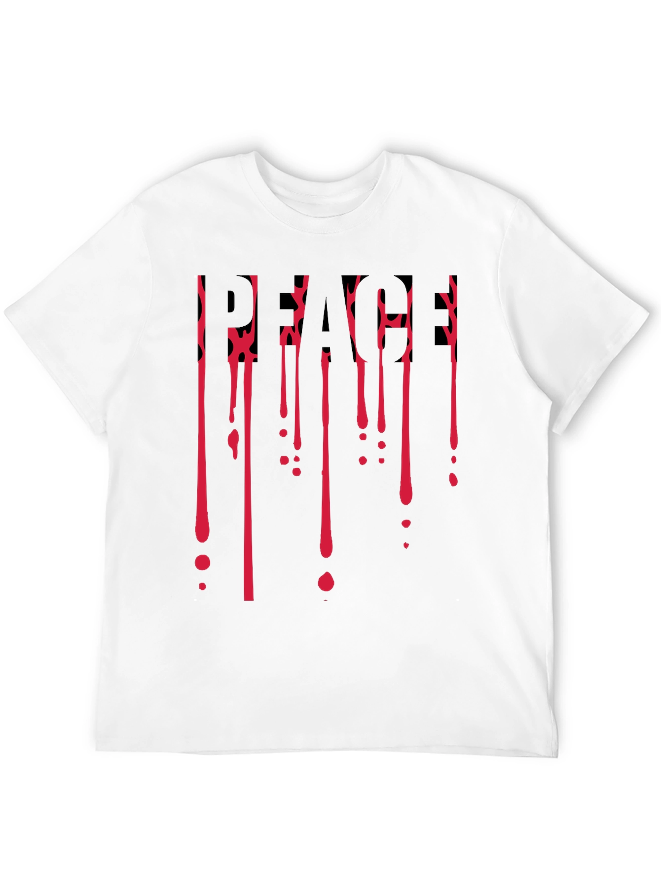 Peace Drip T-Shirt - Edgy Graphic Tee