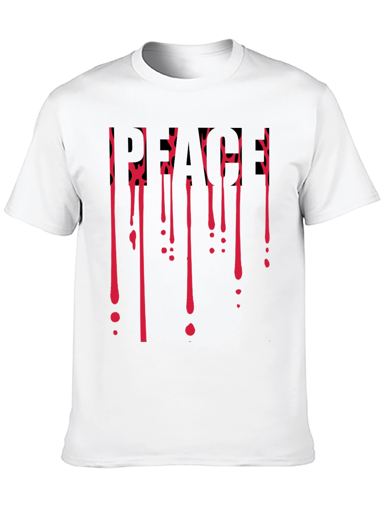 Peace Drip T-Shirt - Edgy Graphic Tee
