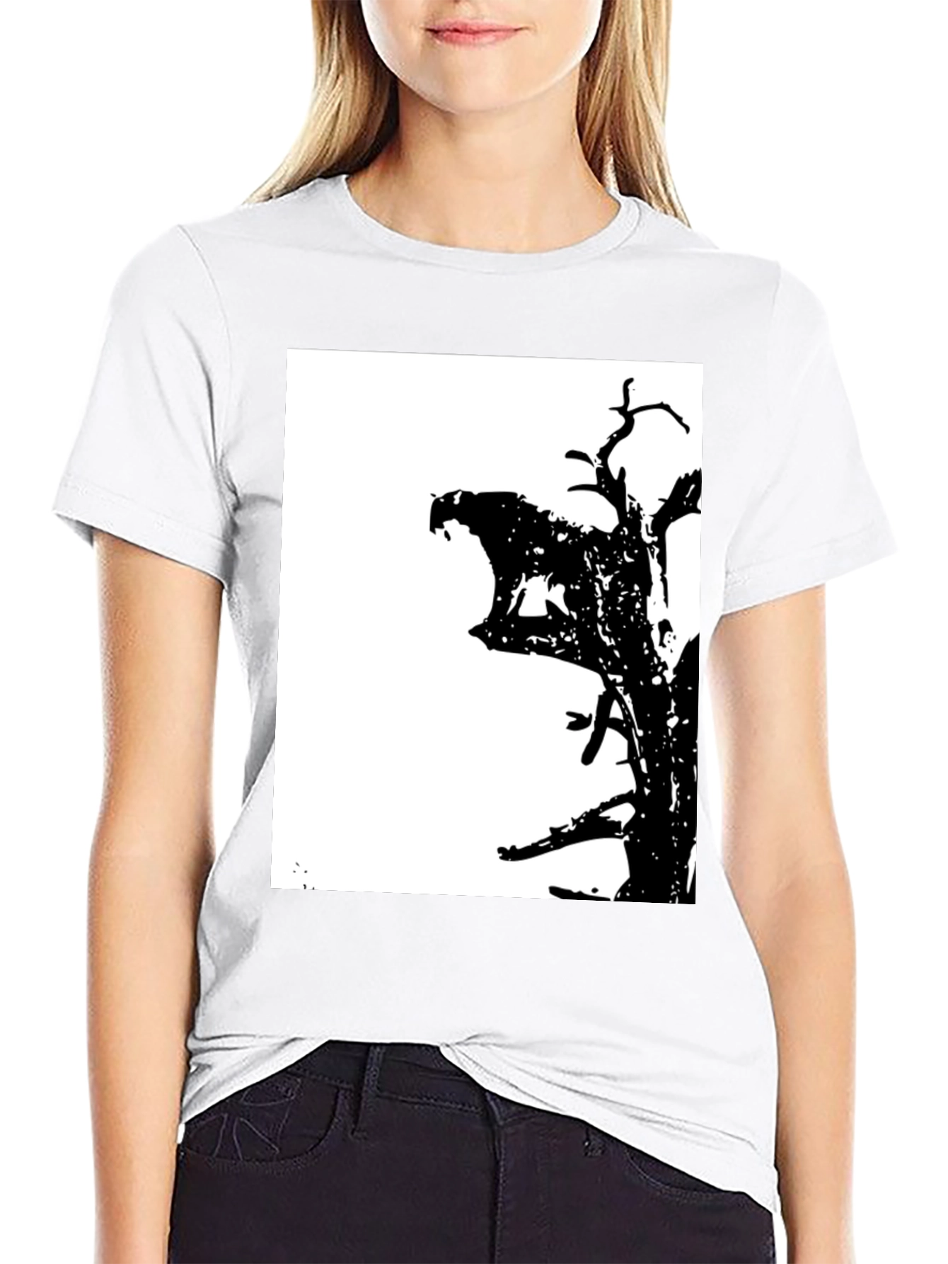 Abstract Tree Graphic T-Shirt
