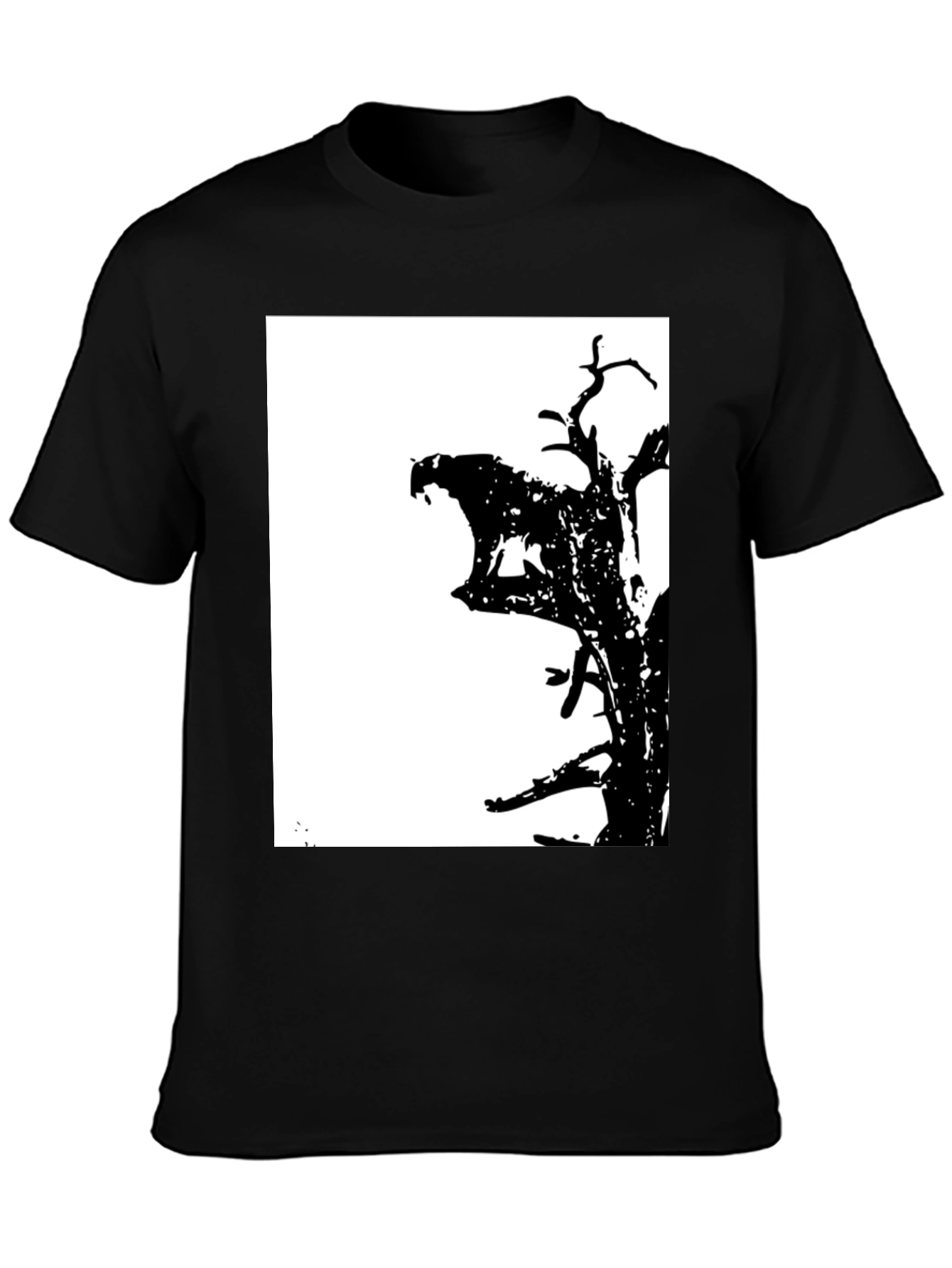 Abstract Tree Graphic T-Shirt