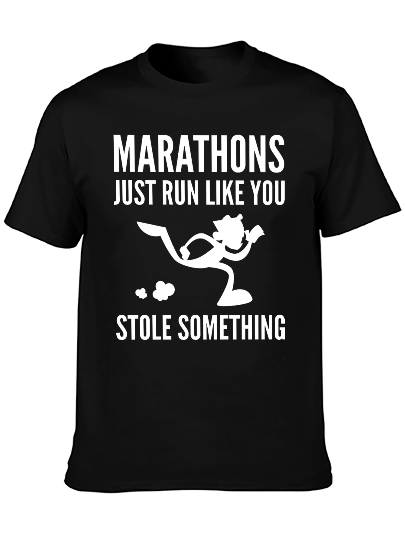 Marathon Running Humor Graphic T-Shirt