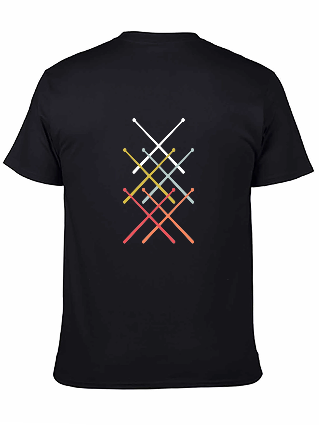 Drumstick Tee: Retro Percussionist T-Shirt