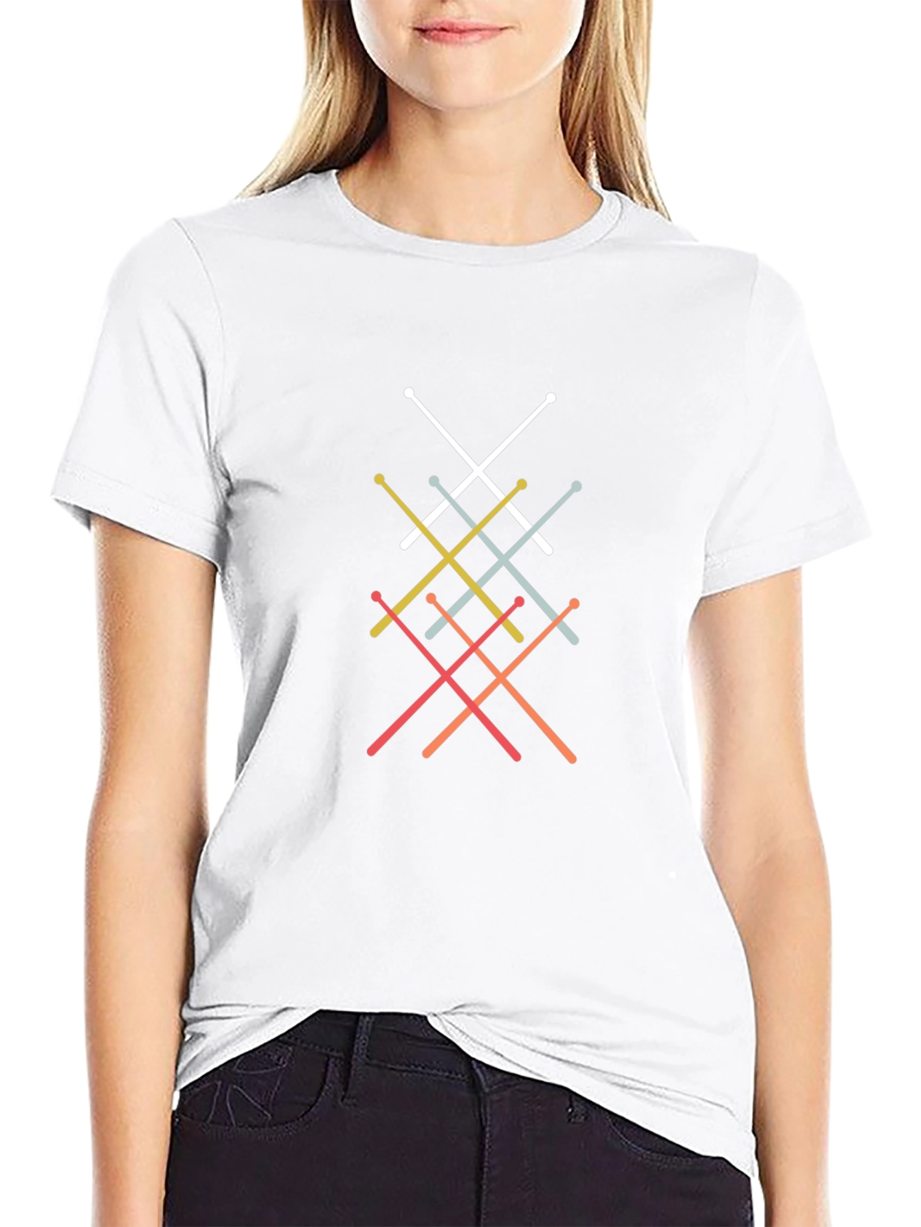 Drumstick Tee: Retro Percussionist T-Shirt