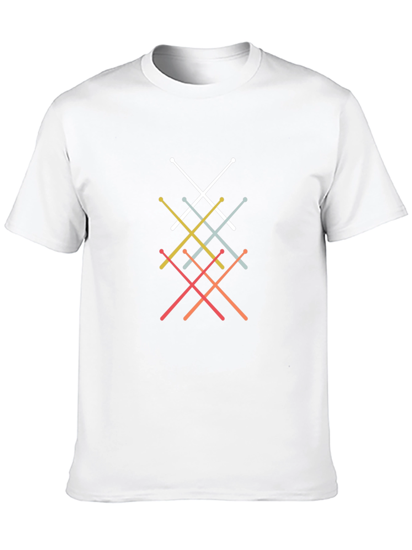 Drumstick Tee: Retro Percussionist T-Shirt