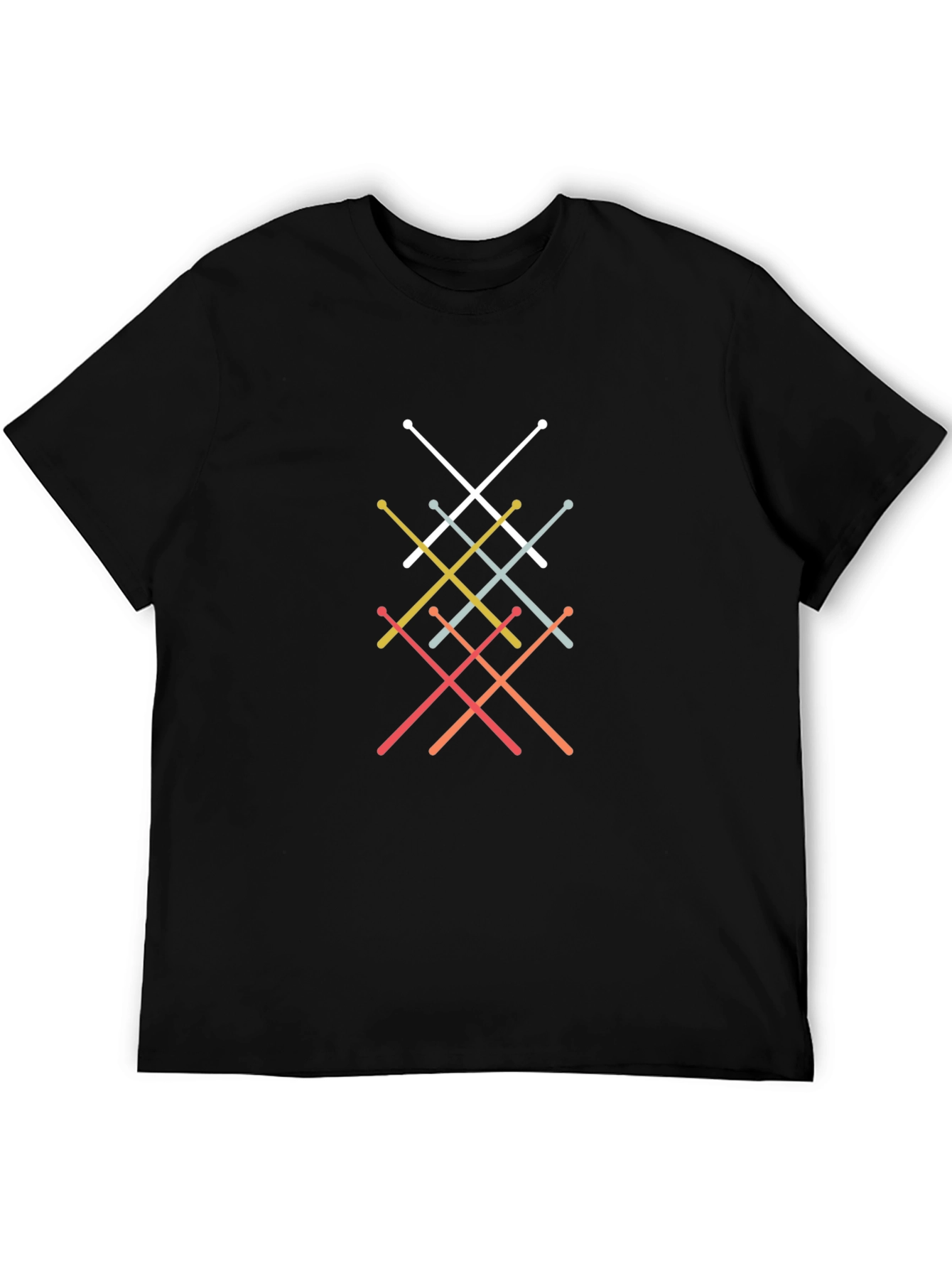 Drumstick Tee: Retro Percussionist T-Shirt