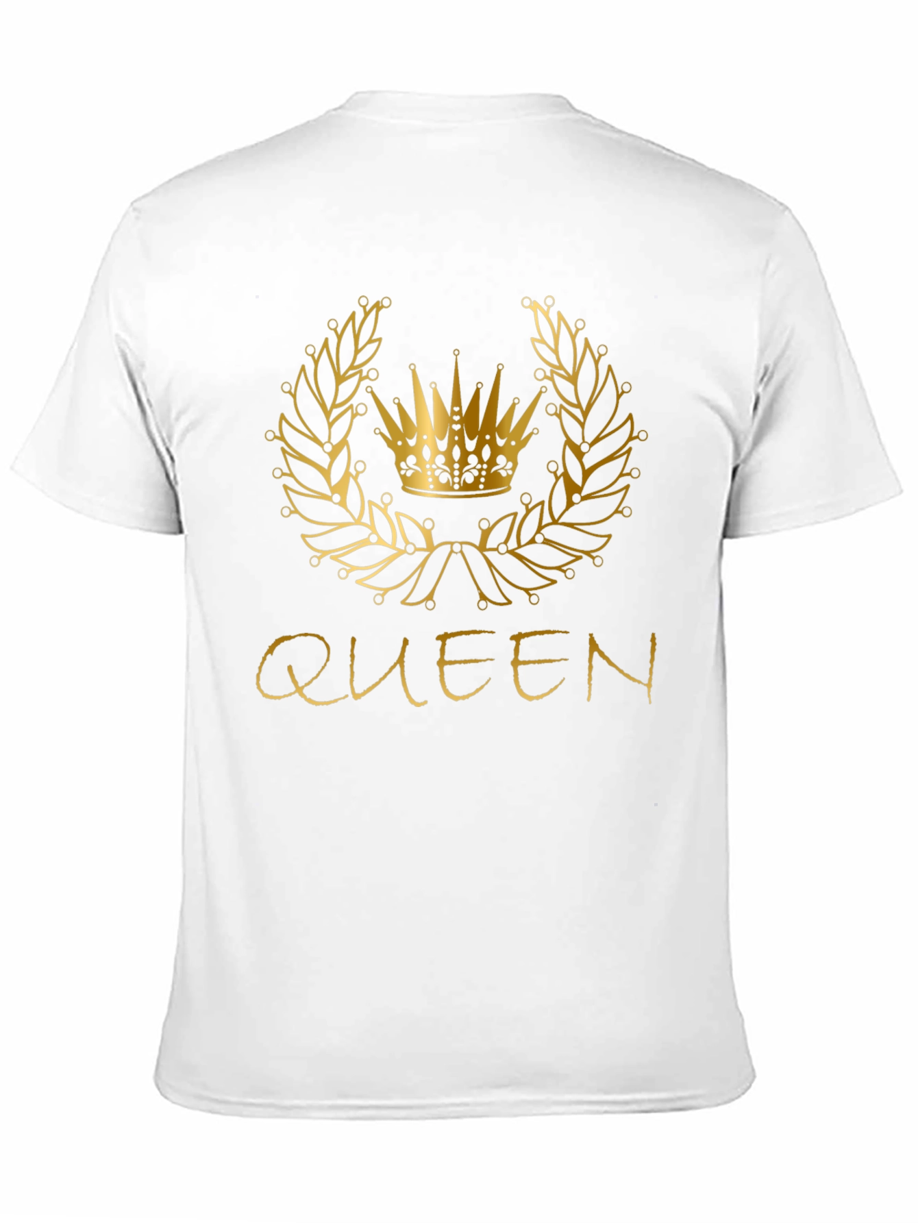 Queen Crown Graphic Tee - Black