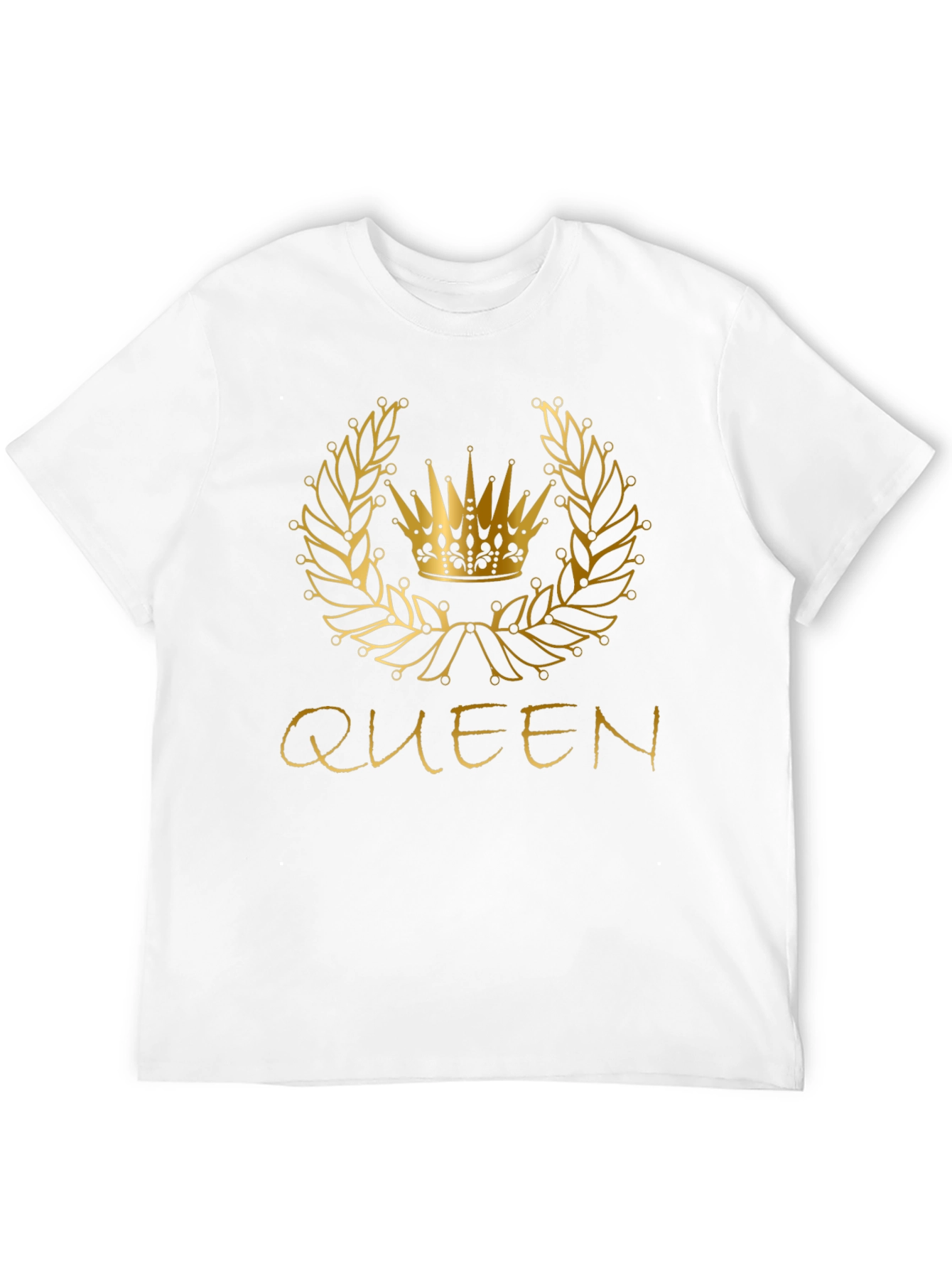 Queen Crown Graphic Tee - Black