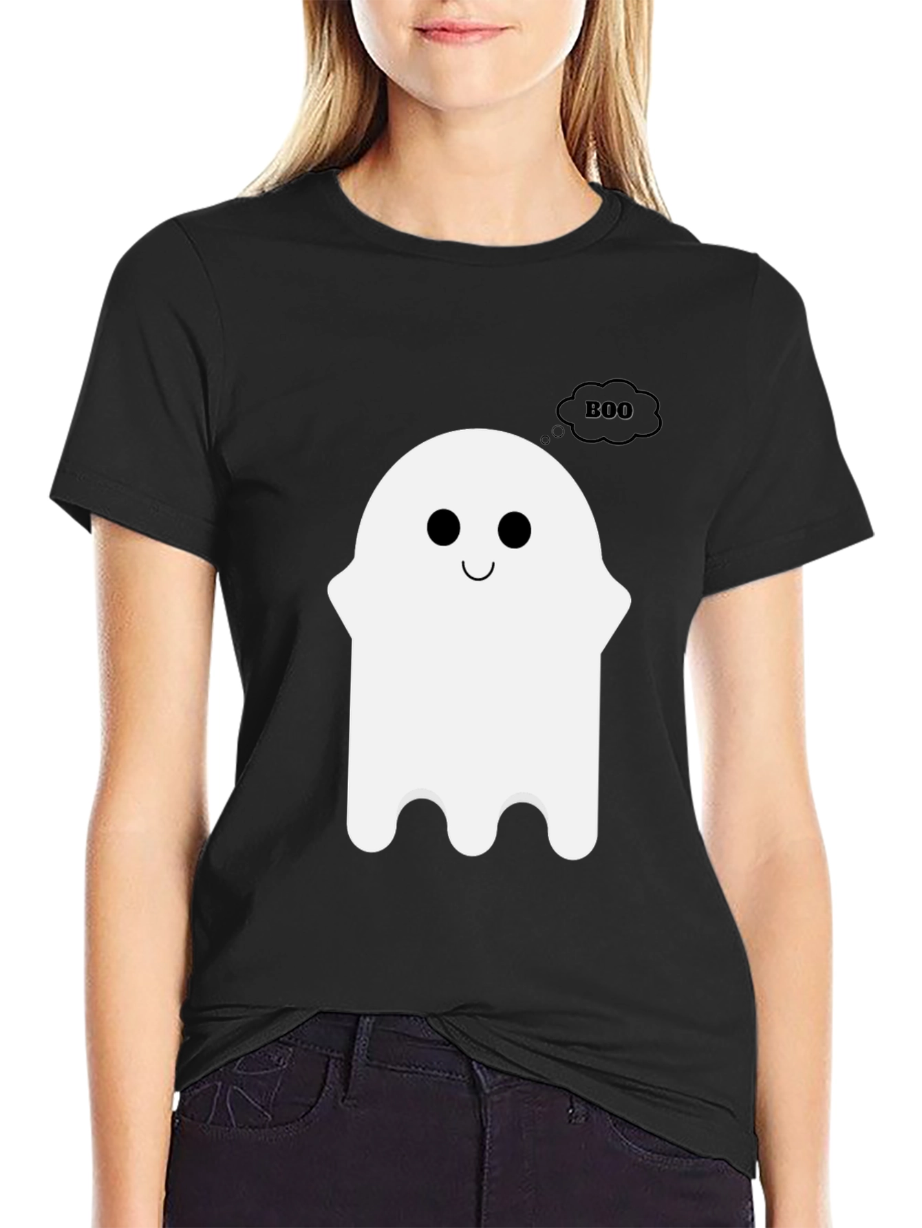 Spooky Cute Ghost Boo T-Shirt
