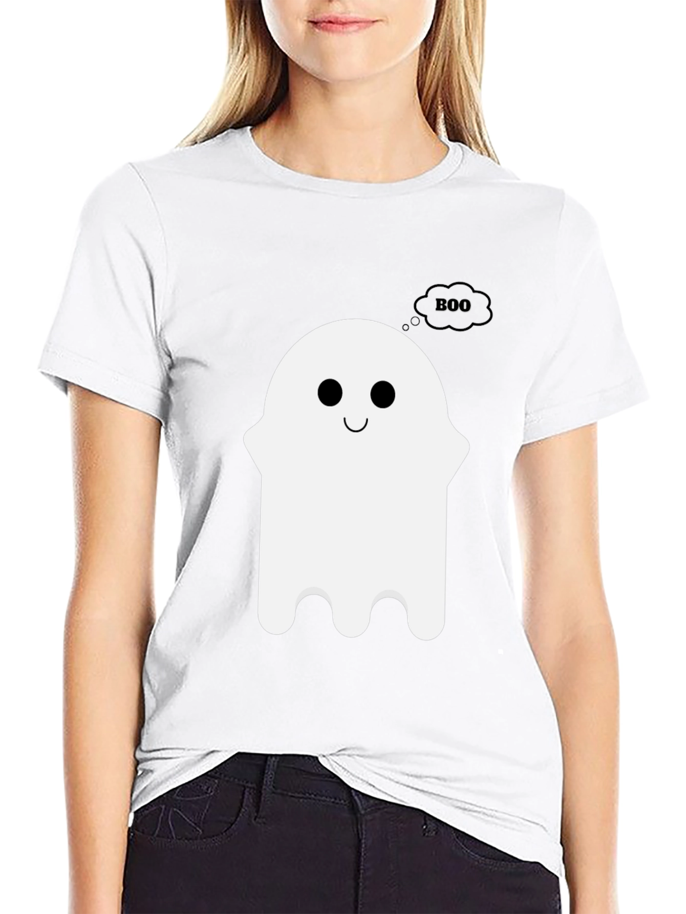 Spooky Cute Ghost Boo T-Shirt