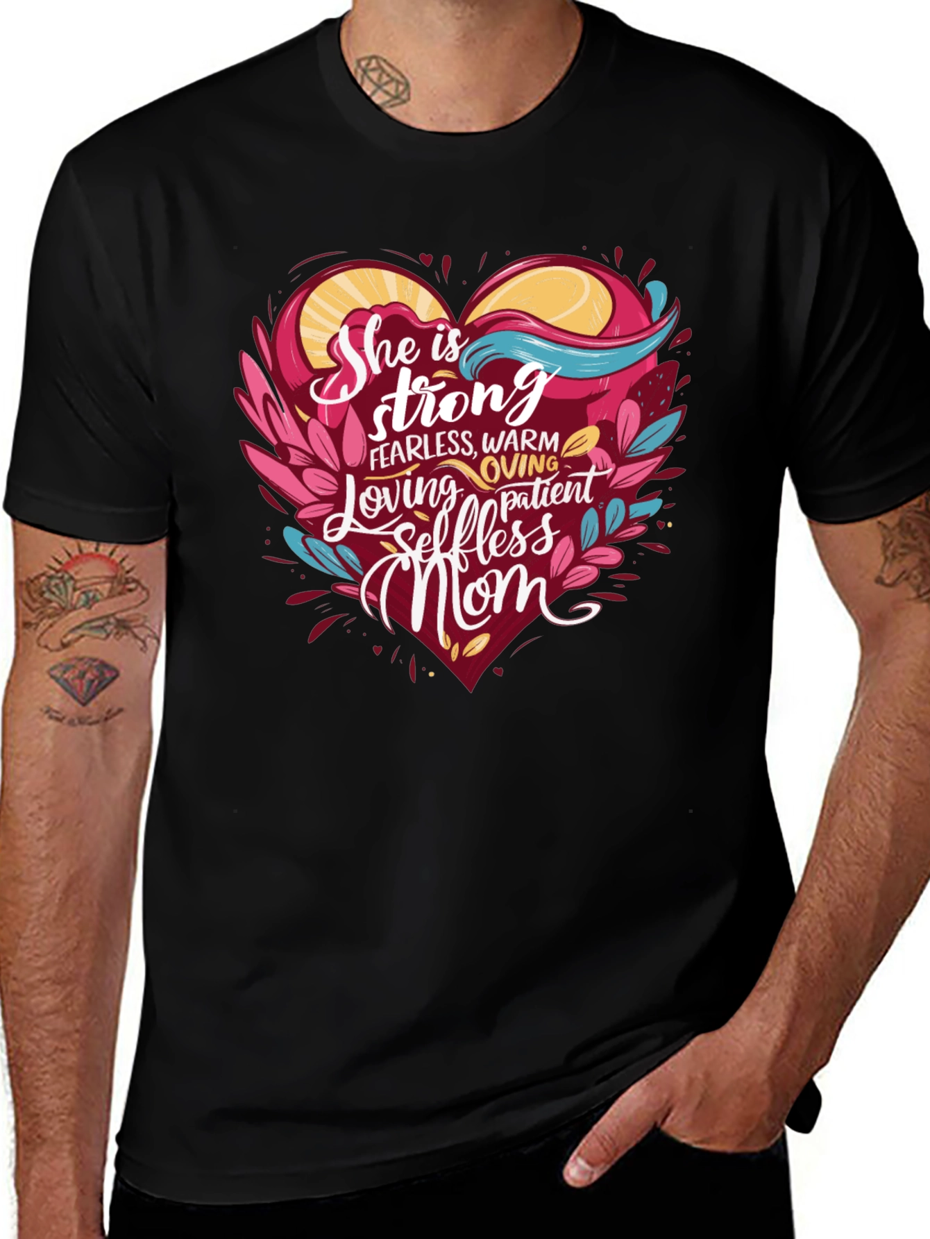 She is Strong Mom T-Shirt